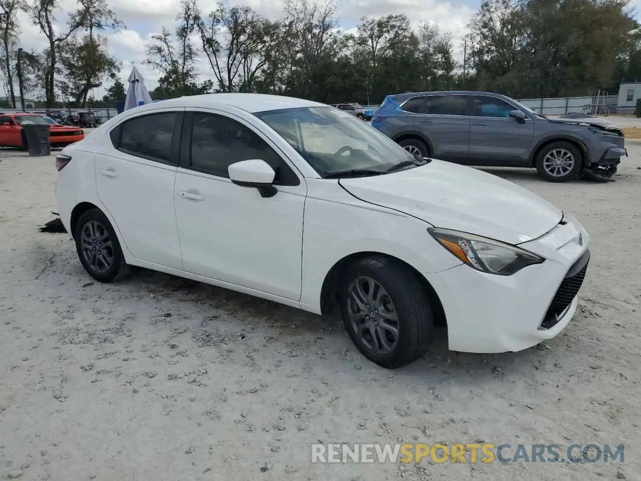 4 fotografías del automóvil dañado 3MYDLBYVXKY520673 TOYOTA YARIS 2019