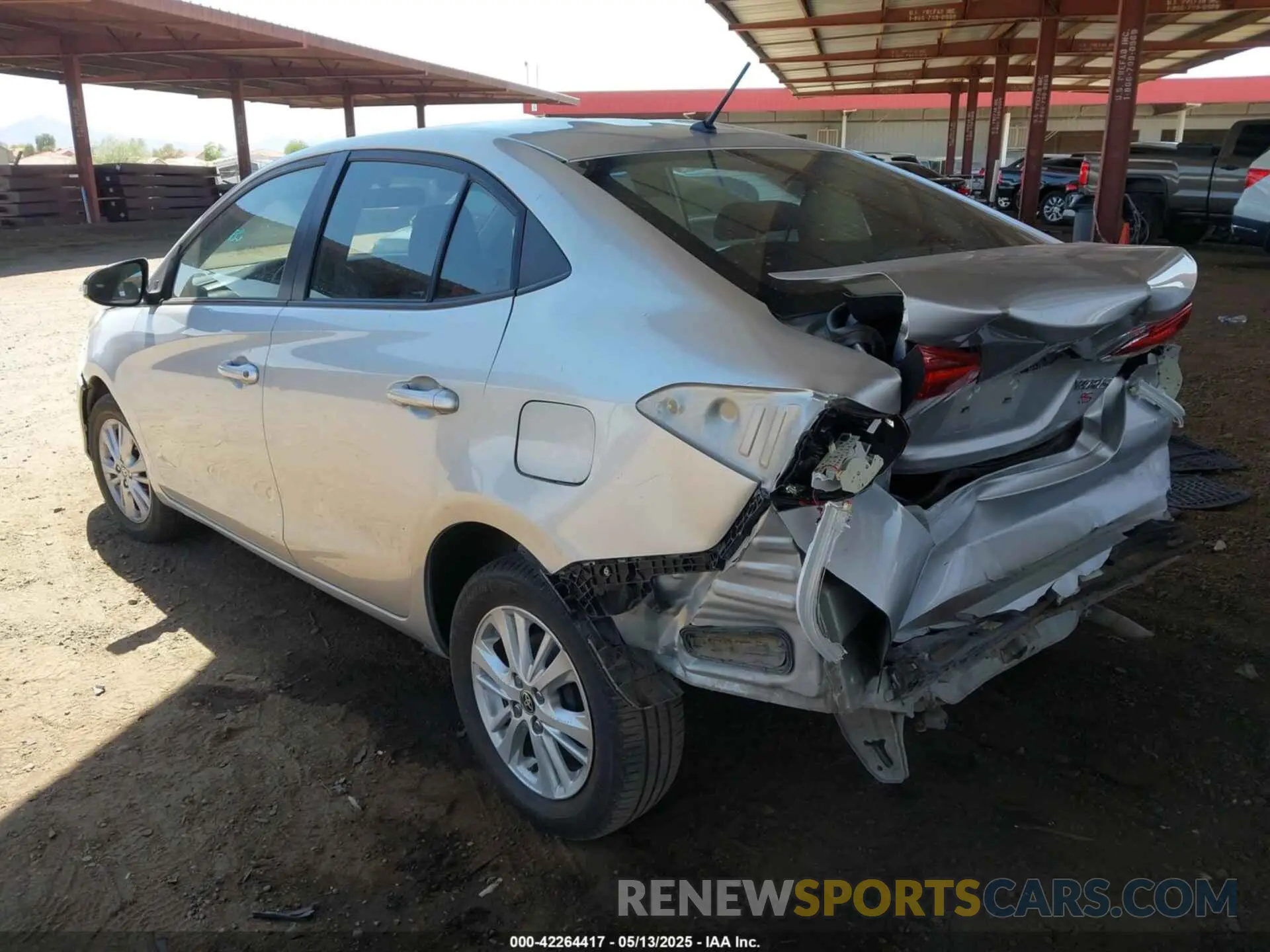 3 fotografías del automóvil dañado MR2B29F39K1143298 TOYOTA YARIS 2019