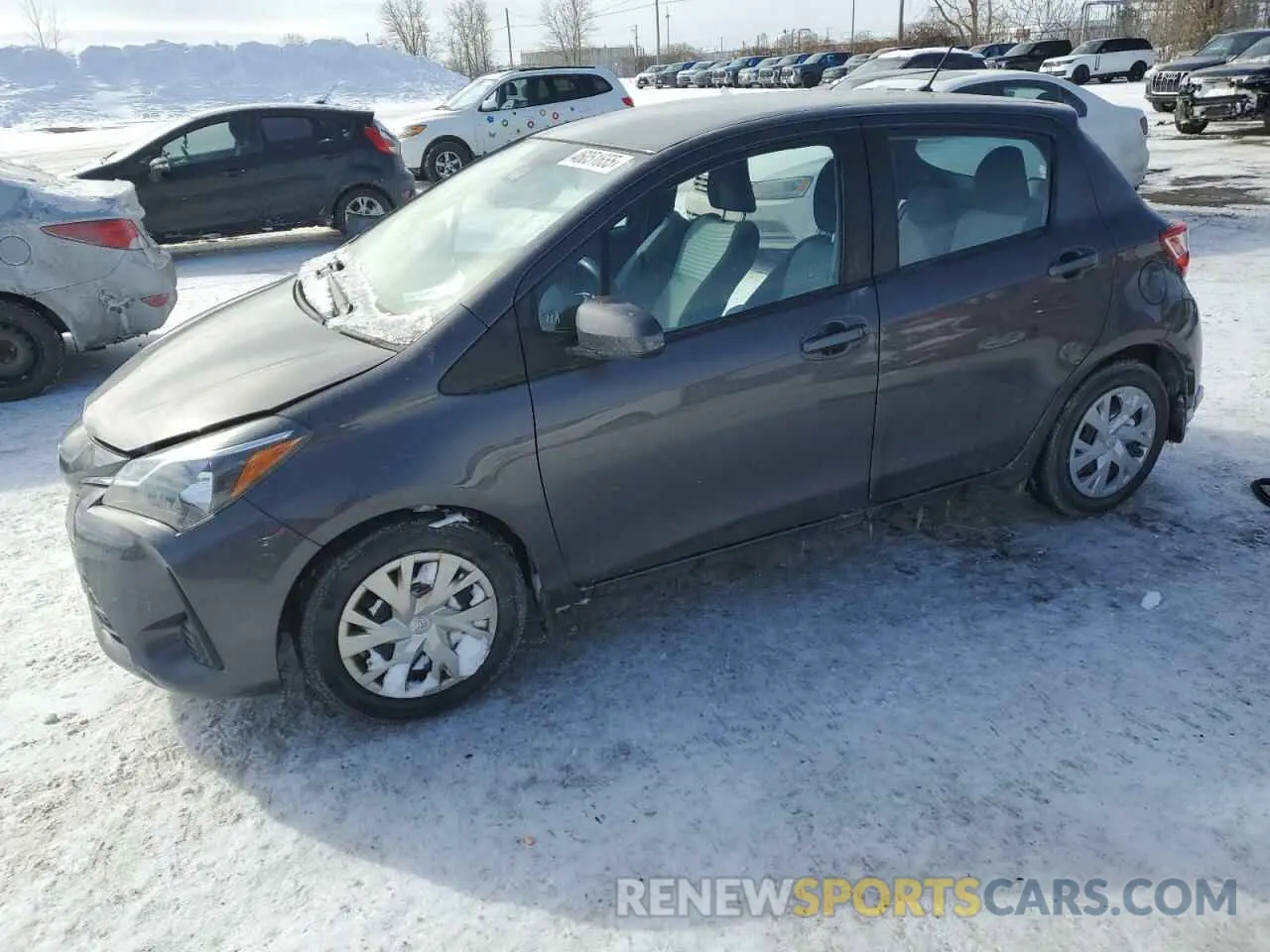 1 fotografías del automóvil dañado VNKKTUD34KA101011 TOYOTA YARIS 2019
