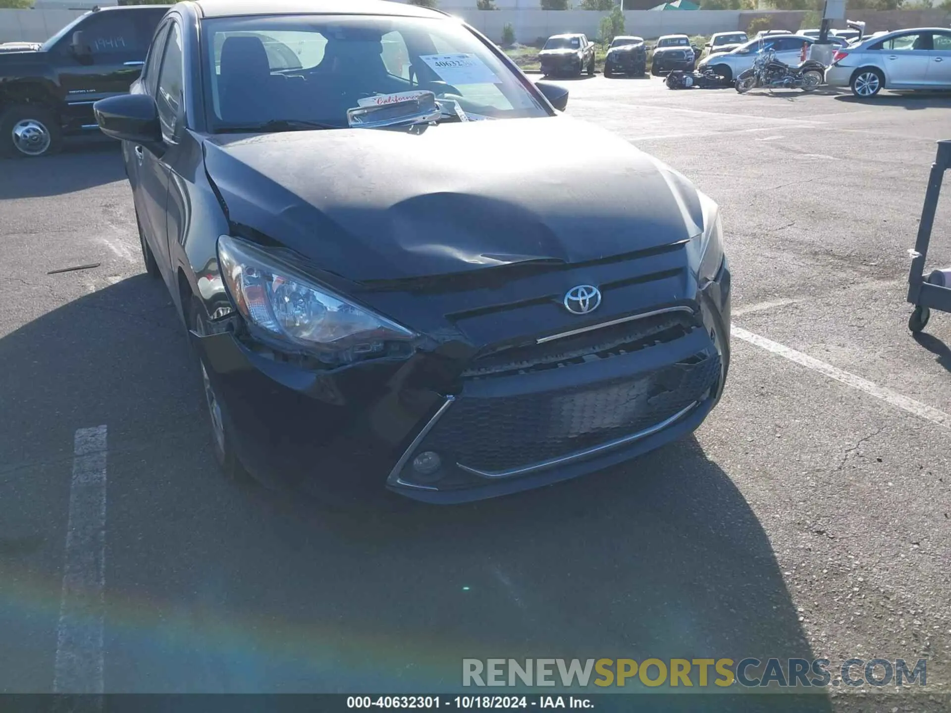 6 fotografías del automóvil dañado 3MYDLBJV1LY700443 TOYOTA YARIS 2020