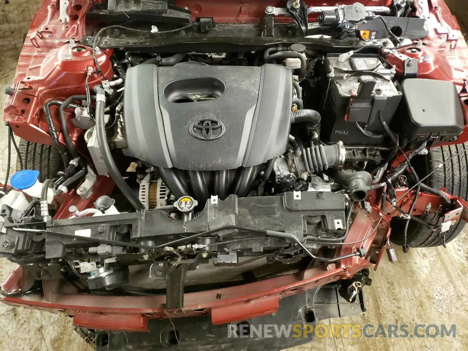7 fotografías del automóvil dañado 3MYDLBJV2LY702718 TOYOTA YARIS 2020