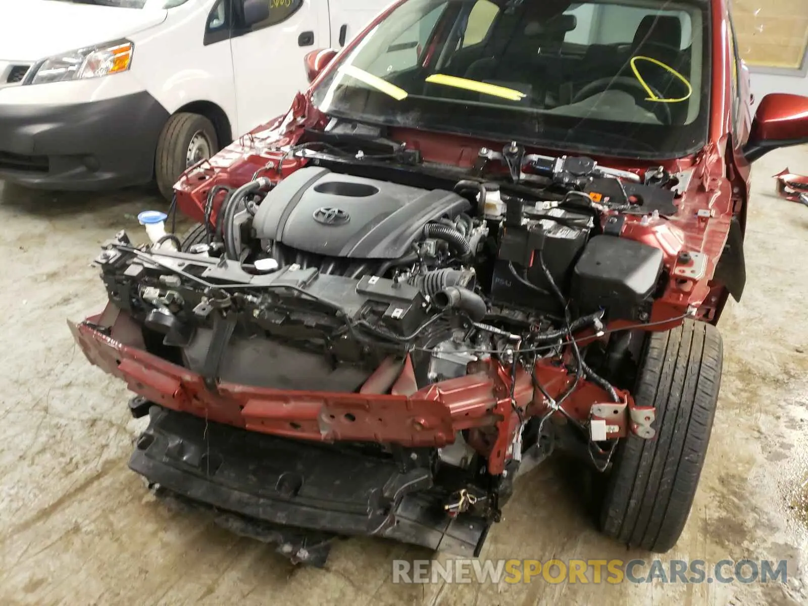 9 fotografías del automóvil dañado 3MYDLBJV2LY702718 TOYOTA YARIS 2020