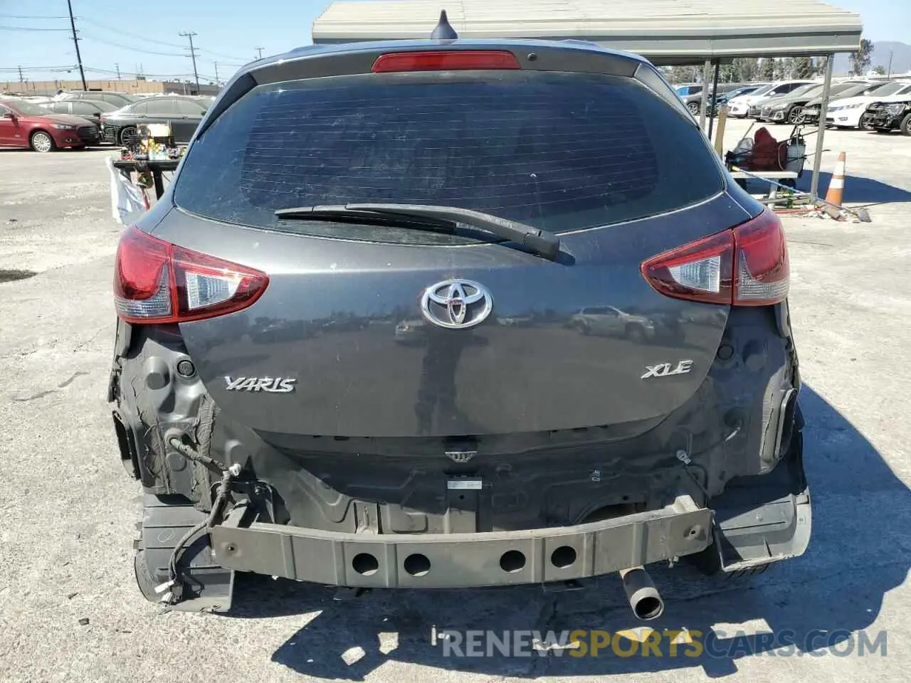 6 fotografías del automóvil dañado 3MYDLBJV2LY705604 TOYOTA YARIS 2020