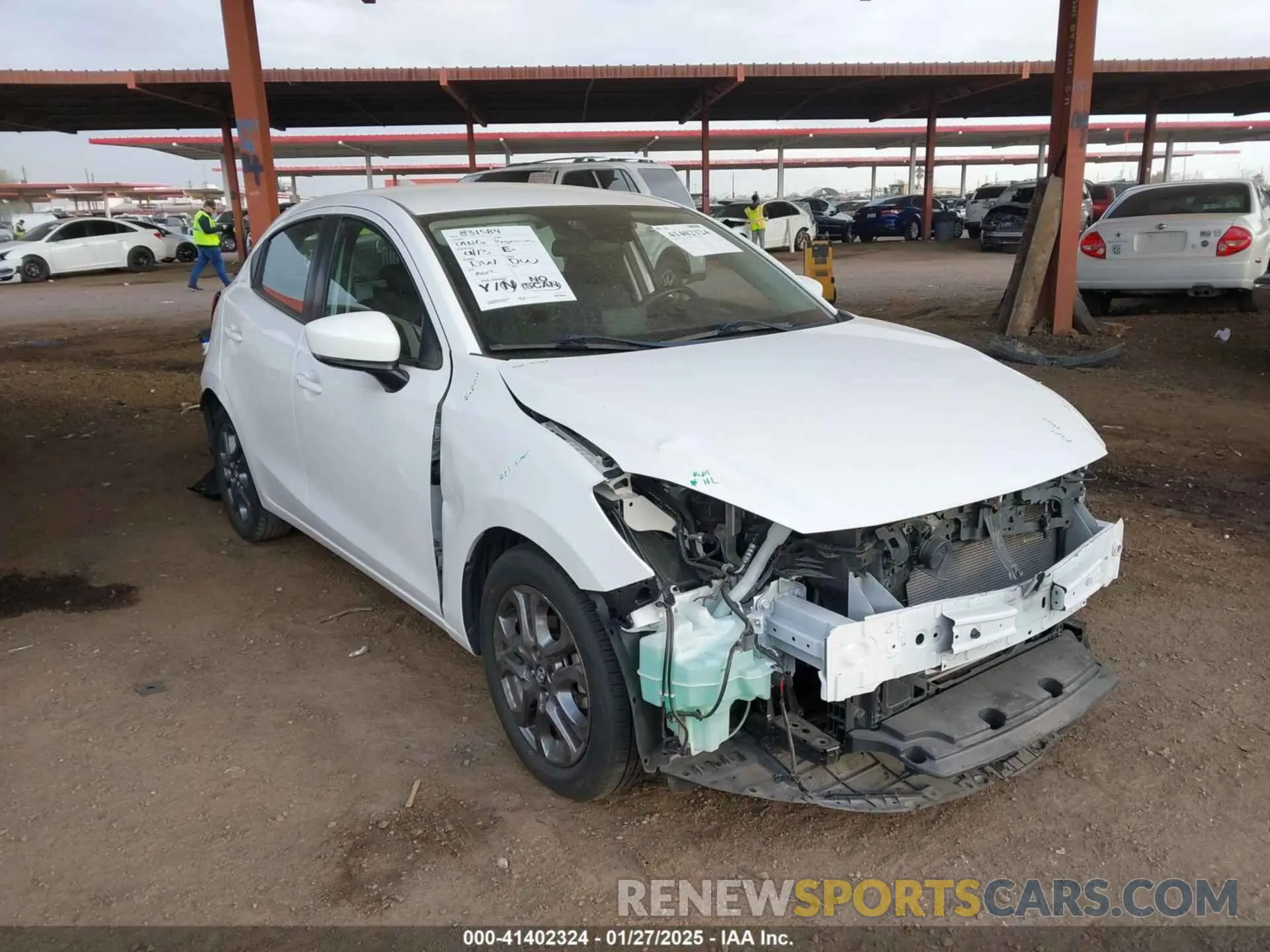 1 fotografías del automóvil dañado 3MYDLBJV3LY703795 TOYOTA YARIS 2020