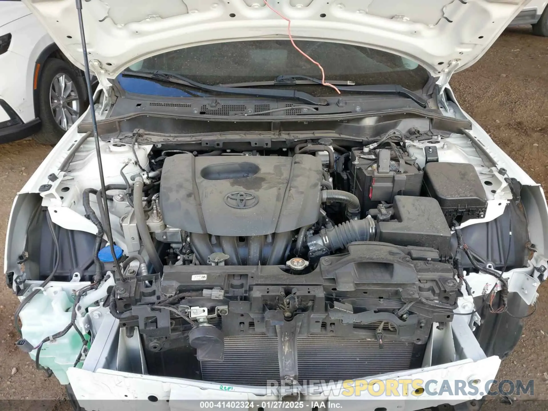 10 fotografías del automóvil dañado 3MYDLBJV3LY703795 TOYOTA YARIS 2020