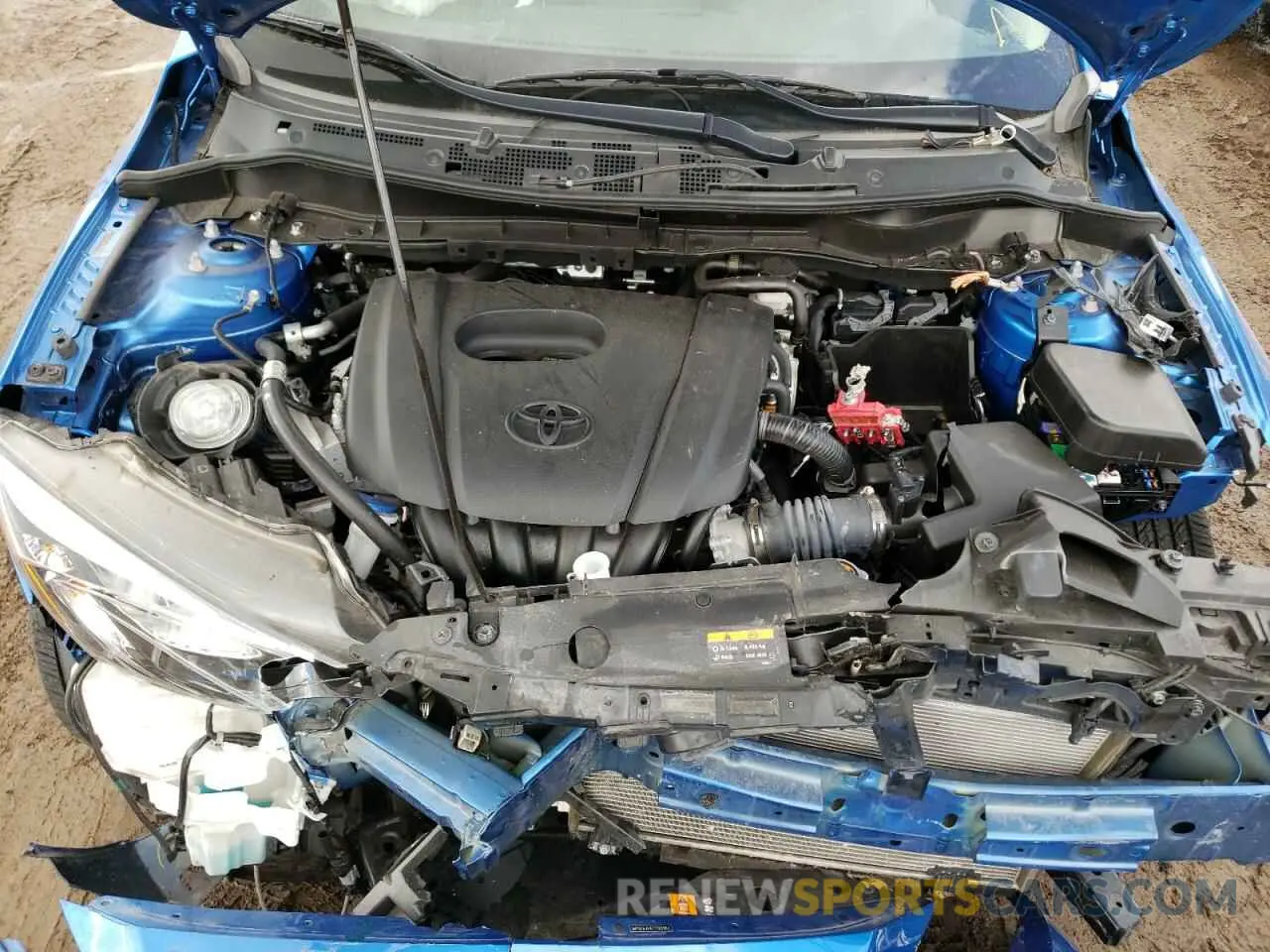 7 fotografías del automóvil dañado 3MYDLBJV4LY703563 TOYOTA YARIS 2020