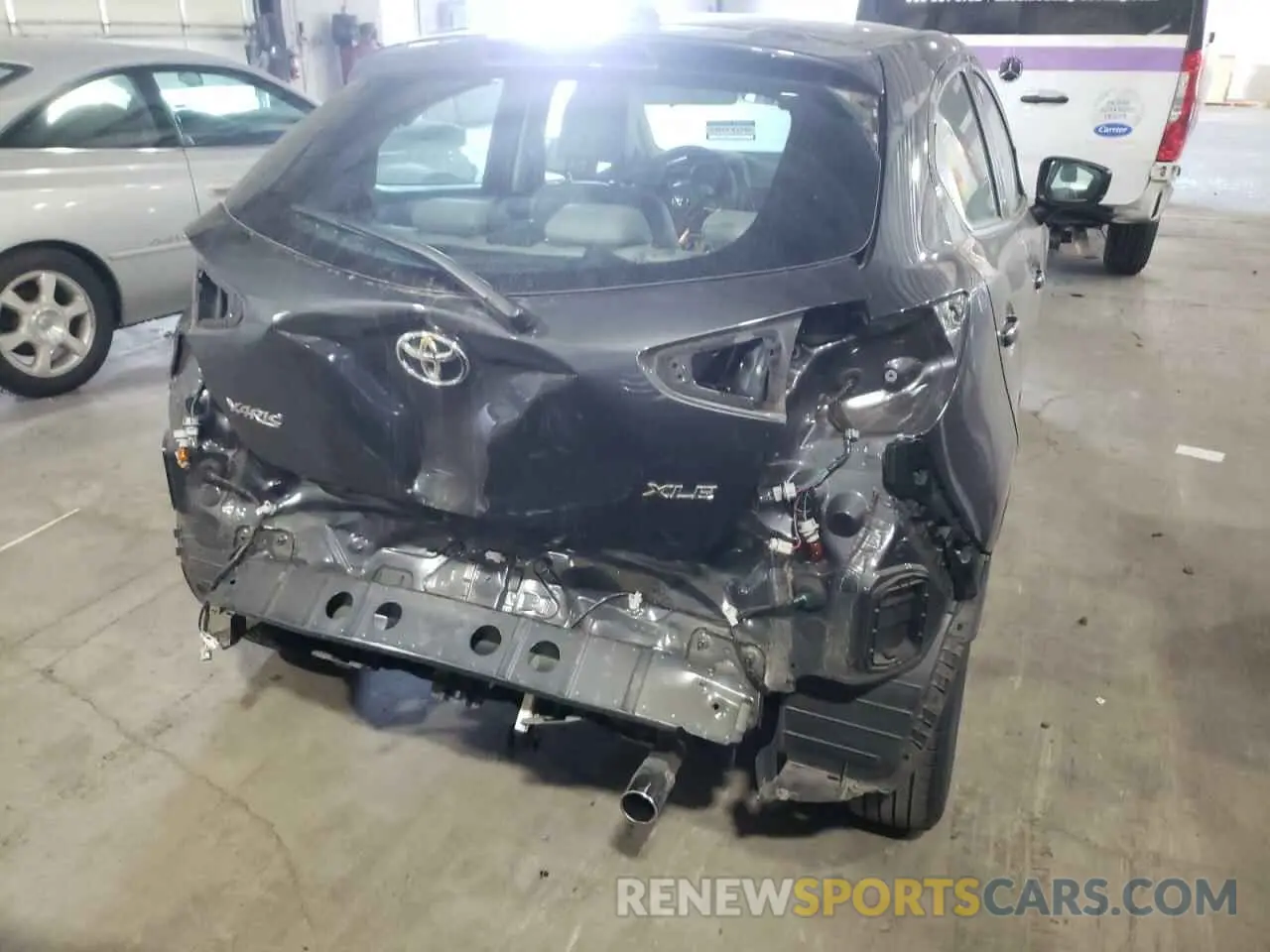9 fotografías del automóvil dañado 3MYDLBJV4LY709444 TOYOTA YARIS 2020