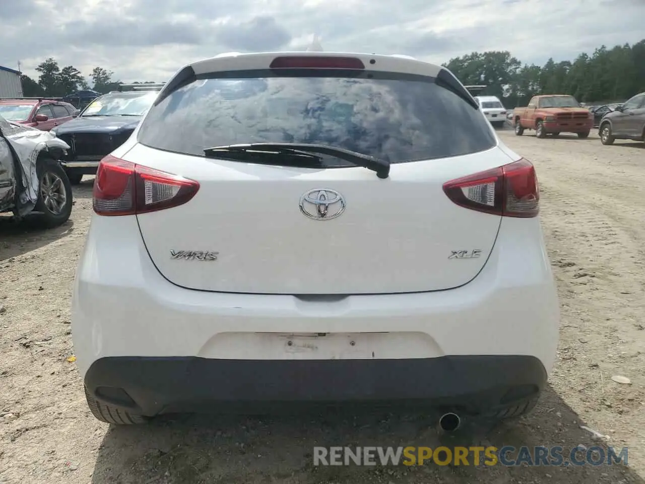 6 fotografías del automóvil dañado 3MYDLBJV6LY704391 TOYOTA YARIS 2020