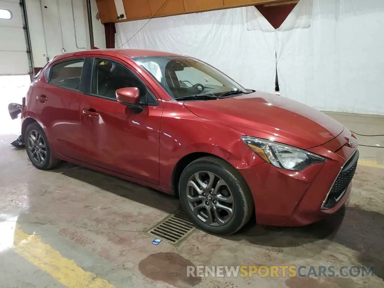 4 fotografías del automóvil dañado 3MYDLBJV8LY701718 TOYOTA YARIS 2020