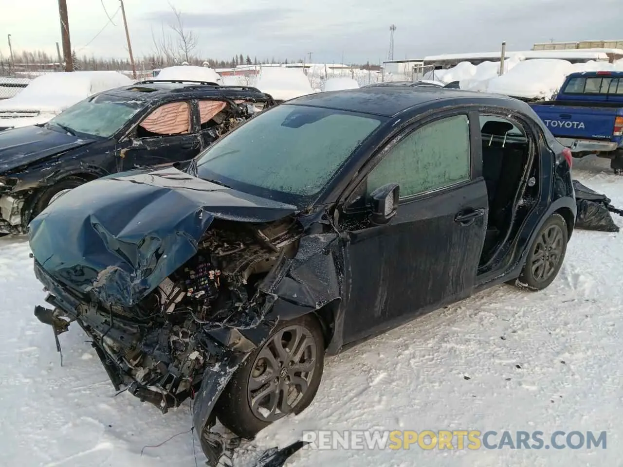 1 fotografías del automóvil dañado 3MYDLBJV8LY702562 TOYOTA YARIS 2020