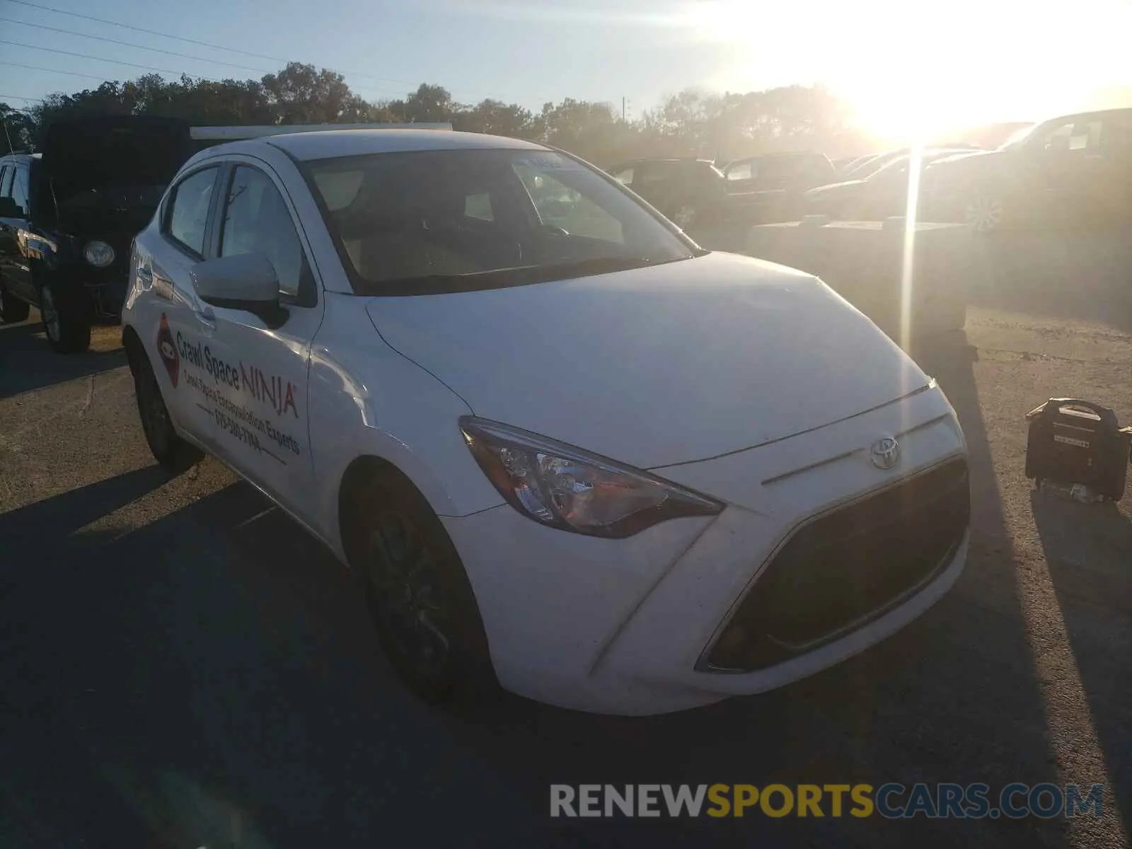1 fotografías del automóvil dañado 3MYDLBJV8LY705087 TOYOTA YARIS 2020