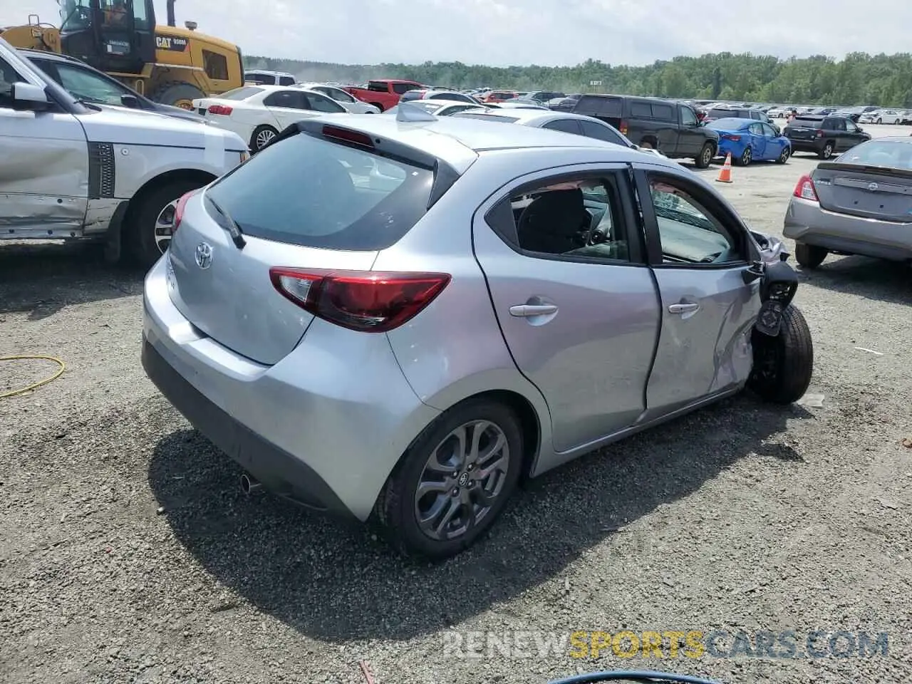 3 fotografías del automóvil dañado 3MYDLBJVXLY700912 TOYOTA YARIS 2020
