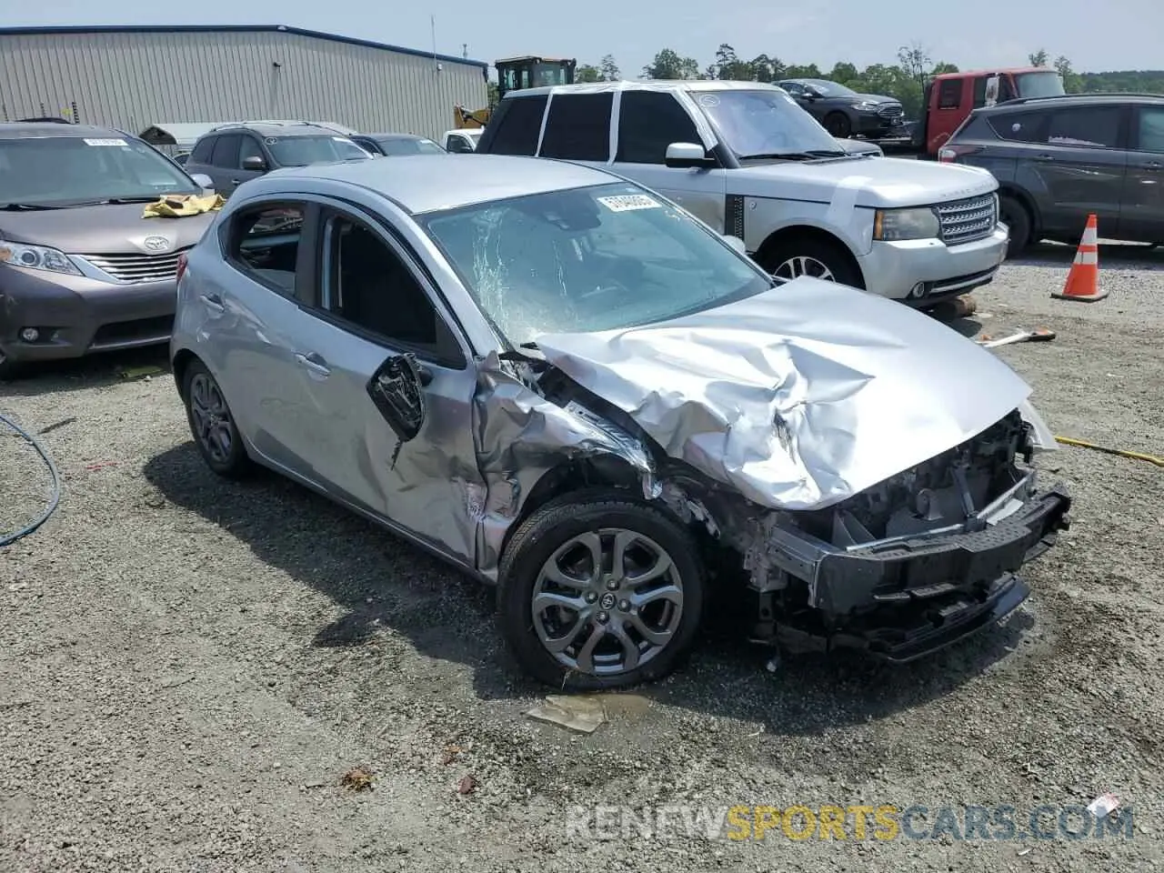 4 fotografías del automóvil dañado 3MYDLBJVXLY700912 TOYOTA YARIS 2020