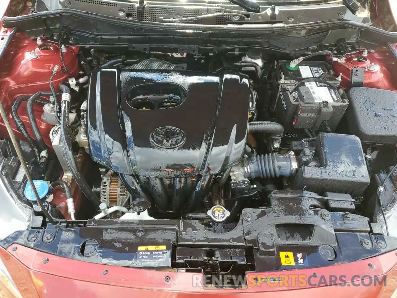 12 fotografías del automóvil dañado 3MYDLBJVXLY708248 TOYOTA YARIS 2020