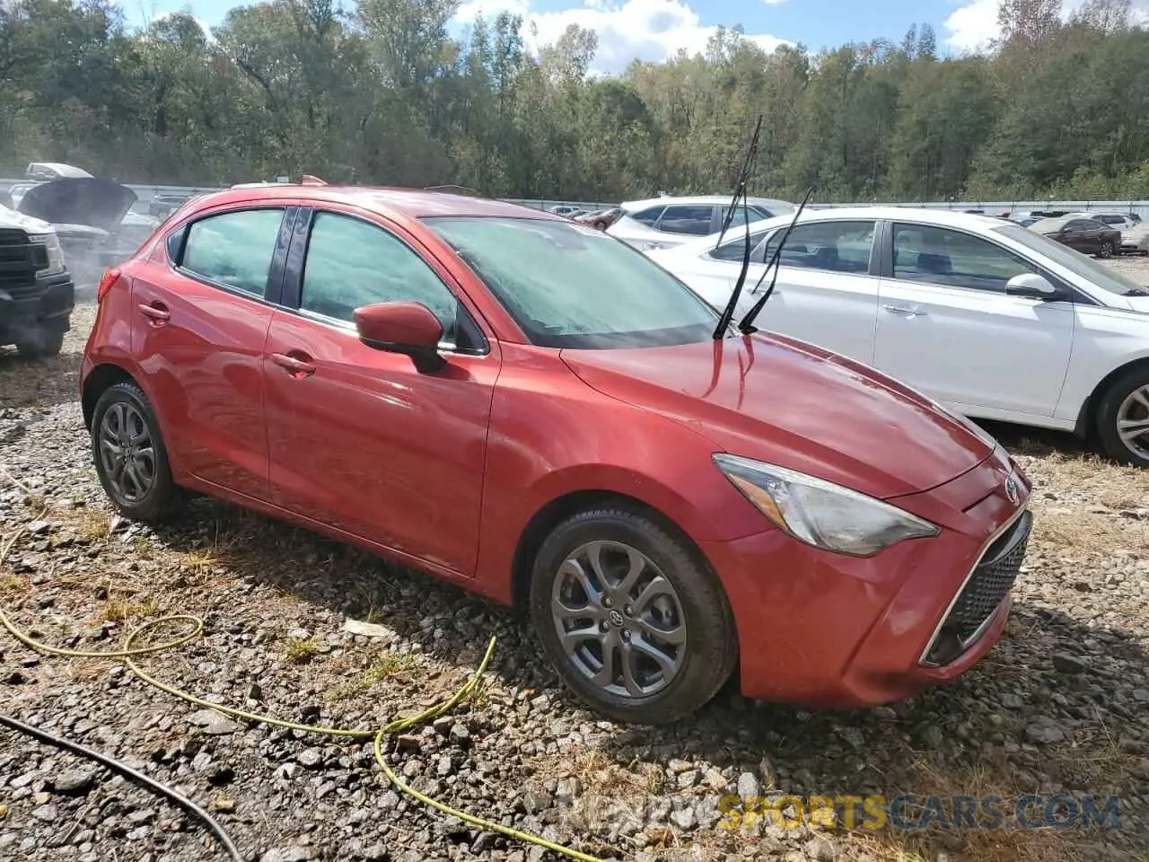 4 fotografías del automóvil dañado 3MYDLBJVXLY708248 TOYOTA YARIS 2020