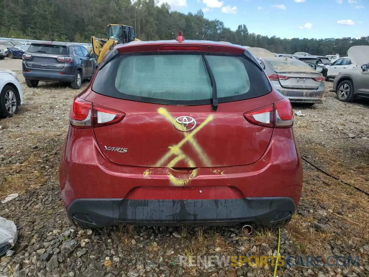 6 fotografías del automóvil dañado 3MYDLBJVXLY708248 TOYOTA YARIS 2020