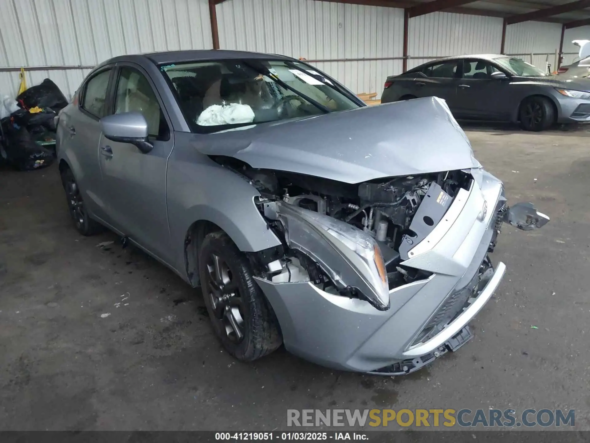 1 fotografías del automóvil dañado 3MYDLBYV1LY704997 TOYOTA YARIS 2020