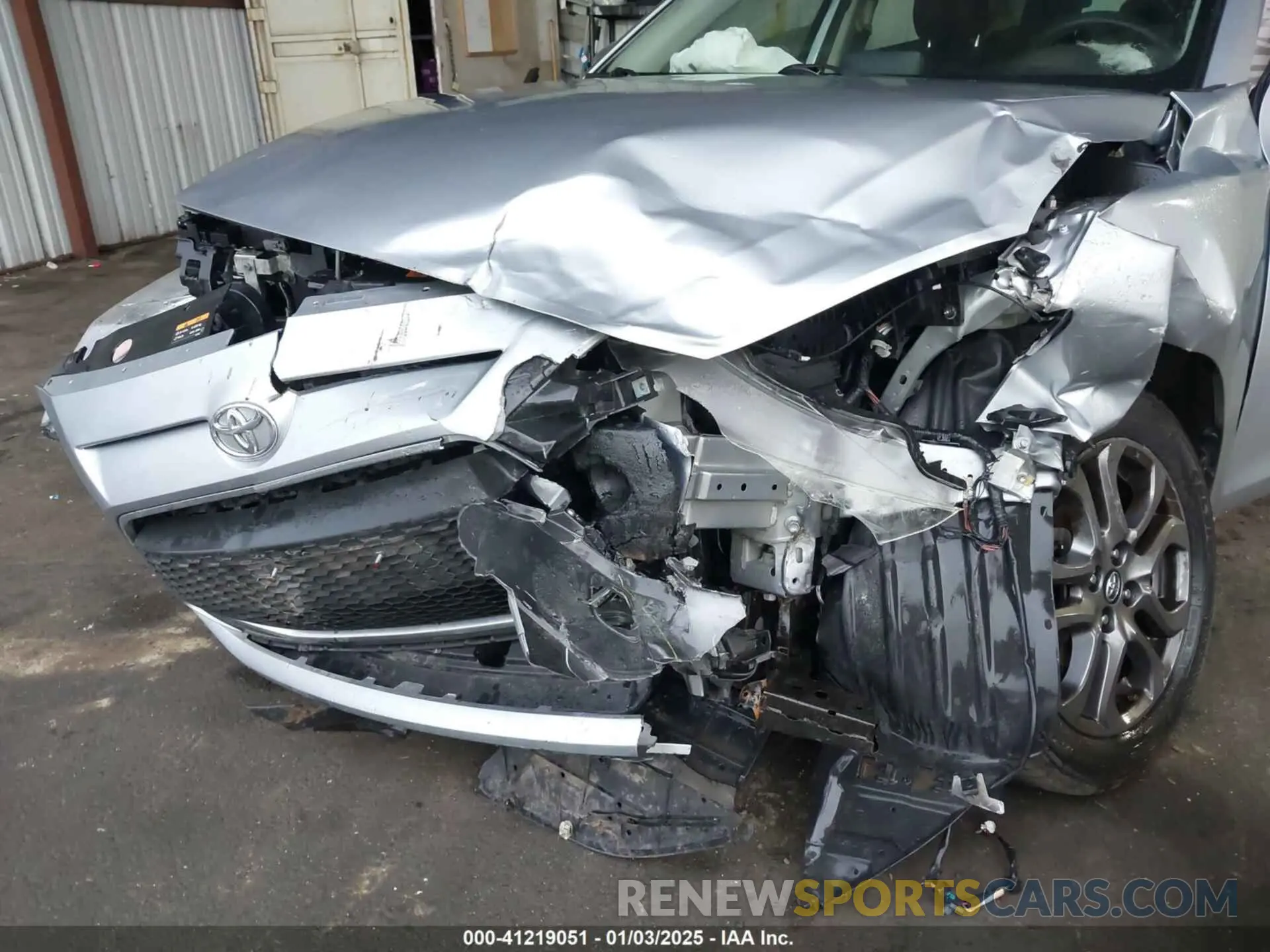 6 fotografías del automóvil dañado 3MYDLBYV1LY704997 TOYOTA YARIS 2020