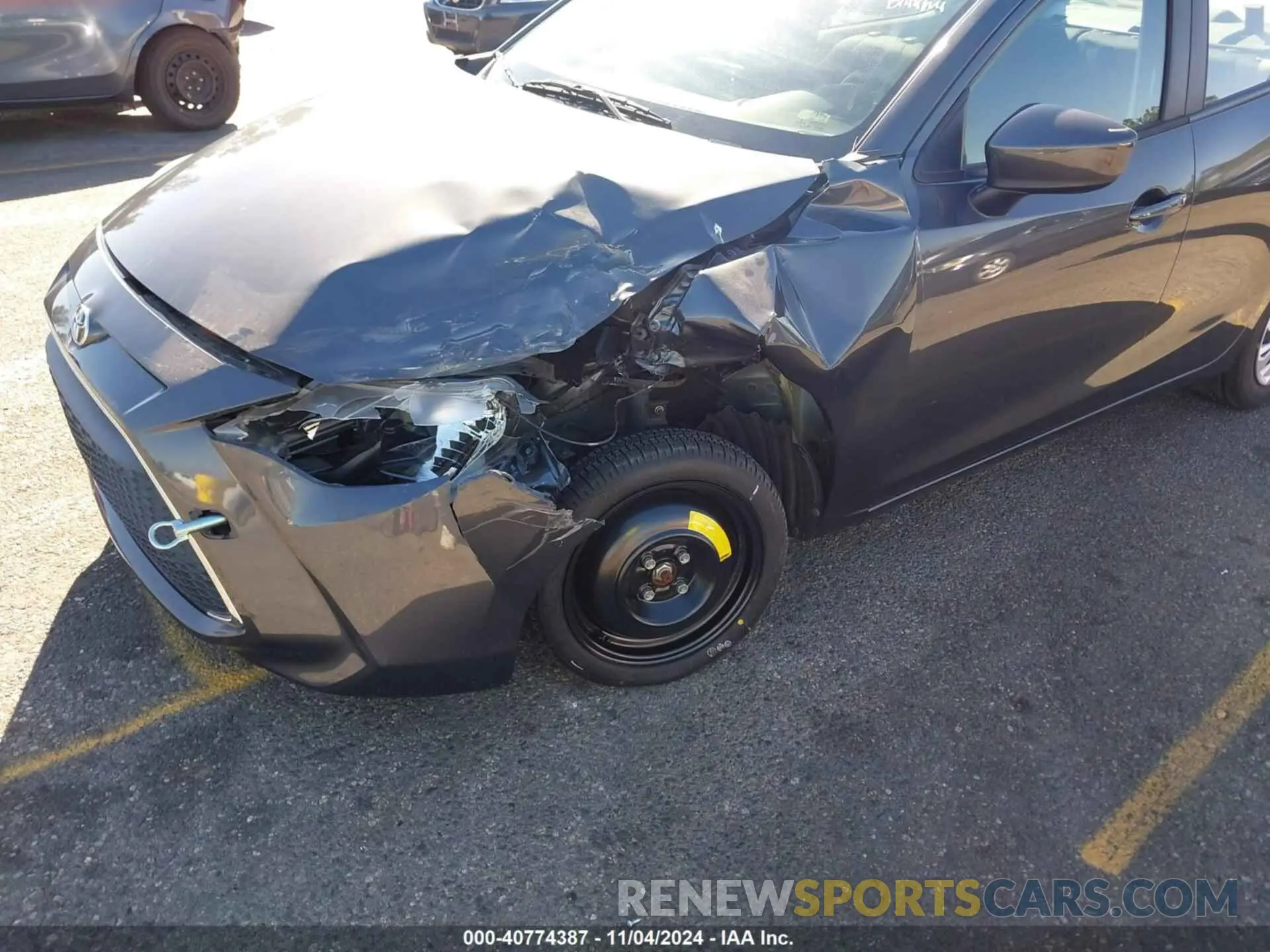 6 fotografías del automóvil dañado 3MYDLBYV3LY715063 TOYOTA YARIS 2020