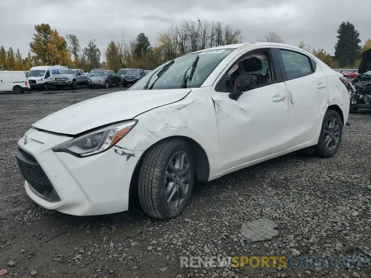 1 fotografías del automóvil dañado 3MYDLBYV6LY716191 TOYOTA YARIS 2020