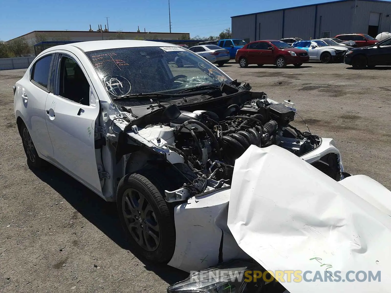 1 fotografías del automóvil dañado 3MYDLBYV8LY711963 TOYOTA YARIS 2020
