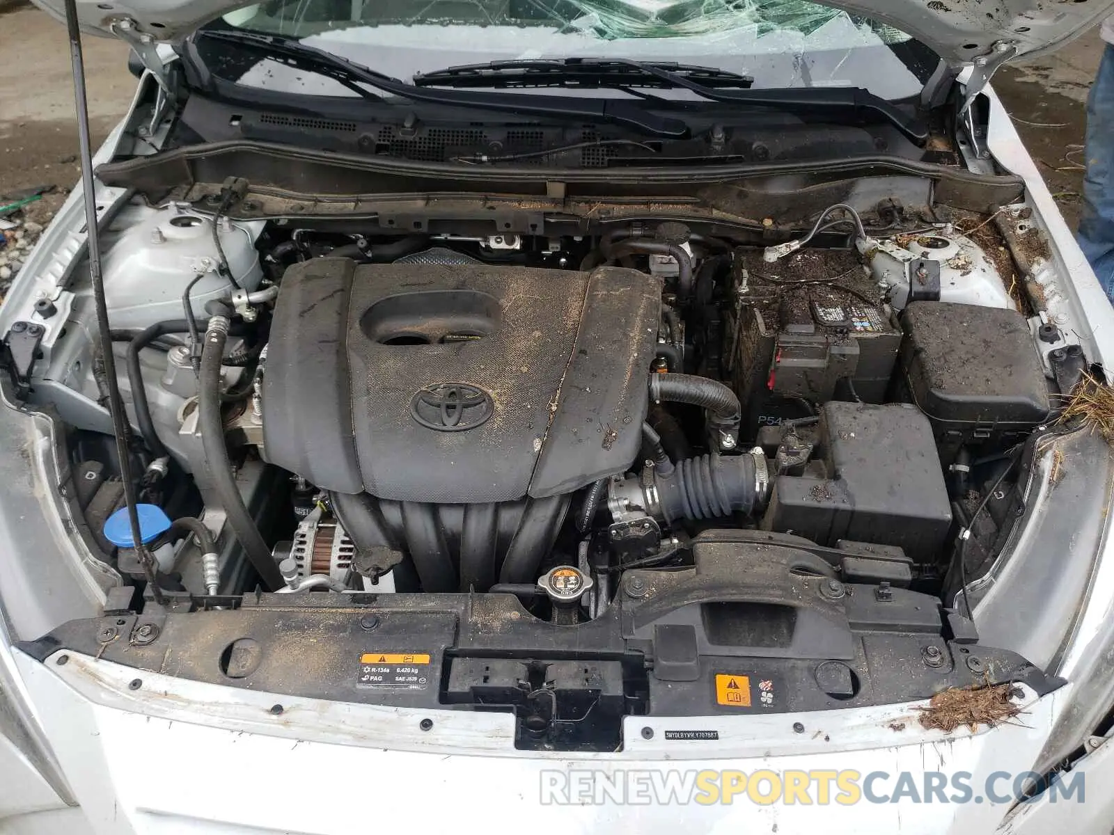 7 fotografías del automóvil dañado 3MYDLBYV9LY707887 TOYOTA YARIS 2020