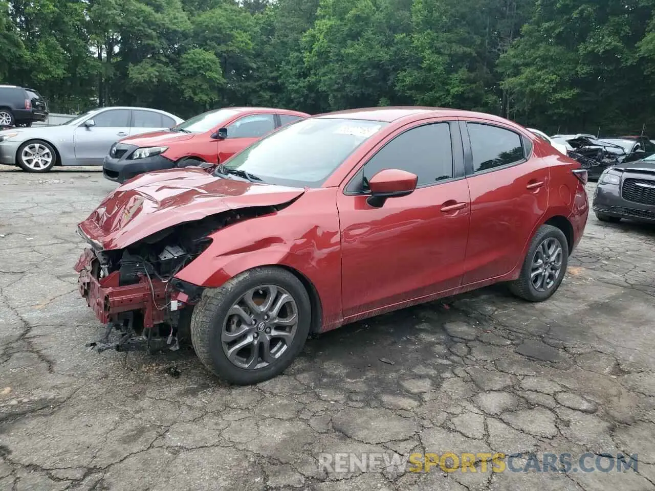 1 fotografías del automóvil dañado 3MYDLBYVXLY708840 TOYOTA YARIS 2020