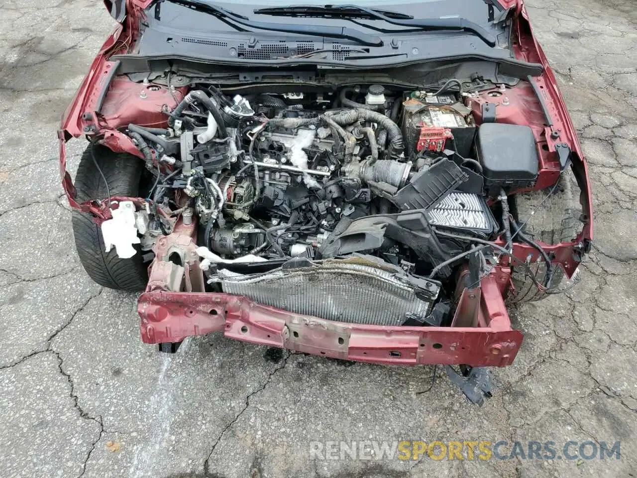 11 fotografías del automóvil dañado 3MYDLBYVXLY708840 TOYOTA YARIS 2020
