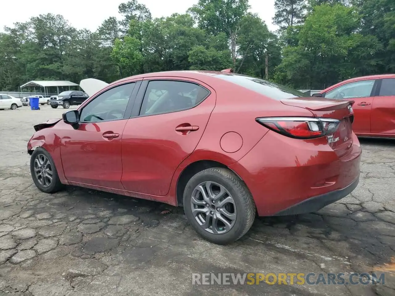 2 fotografías del automóvil dañado 3MYDLBYVXLY708840 TOYOTA YARIS 2020