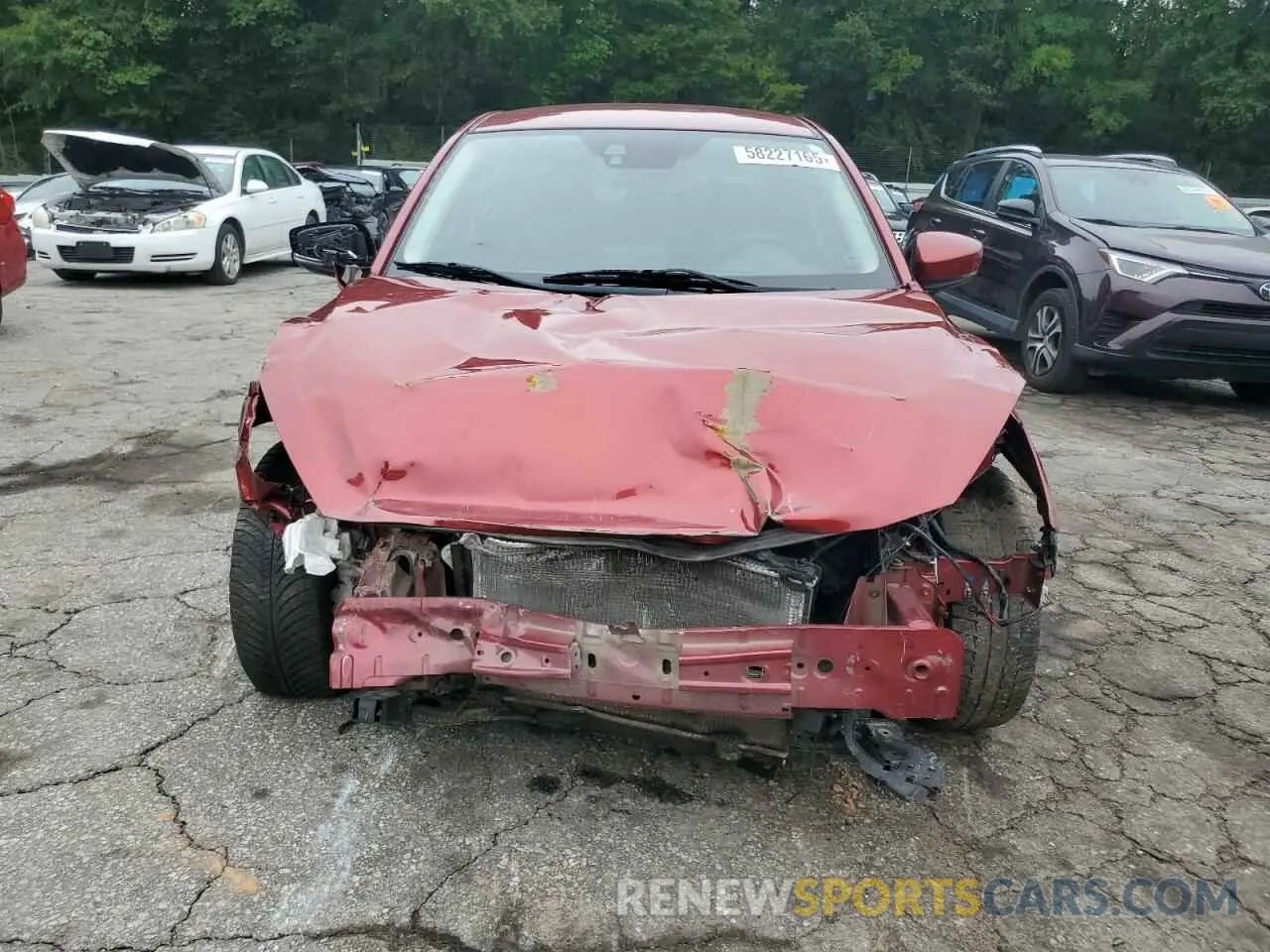 5 fotografías del automóvil dañado 3MYDLBYVXLY708840 TOYOTA YARIS 2020