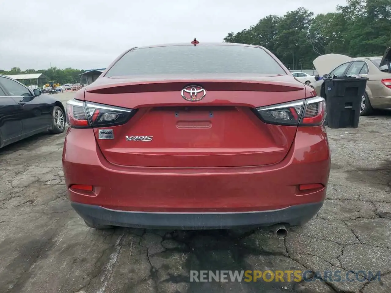 6 fotografías del automóvil dañado 3MYDLBYVXLY708840 TOYOTA YARIS 2020
