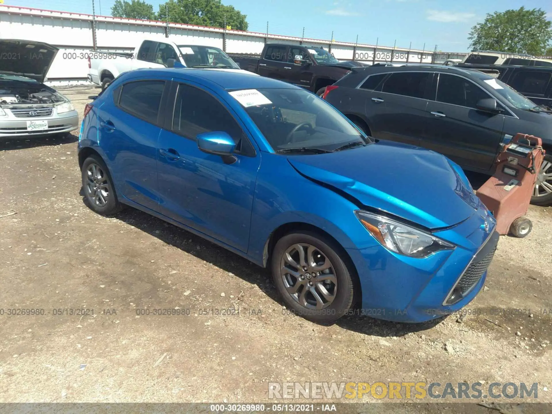 1 fotografías del automóvil dañado 3MYDLBJV6LY717013 TOYOTA YARIS HATCHBACK 2020