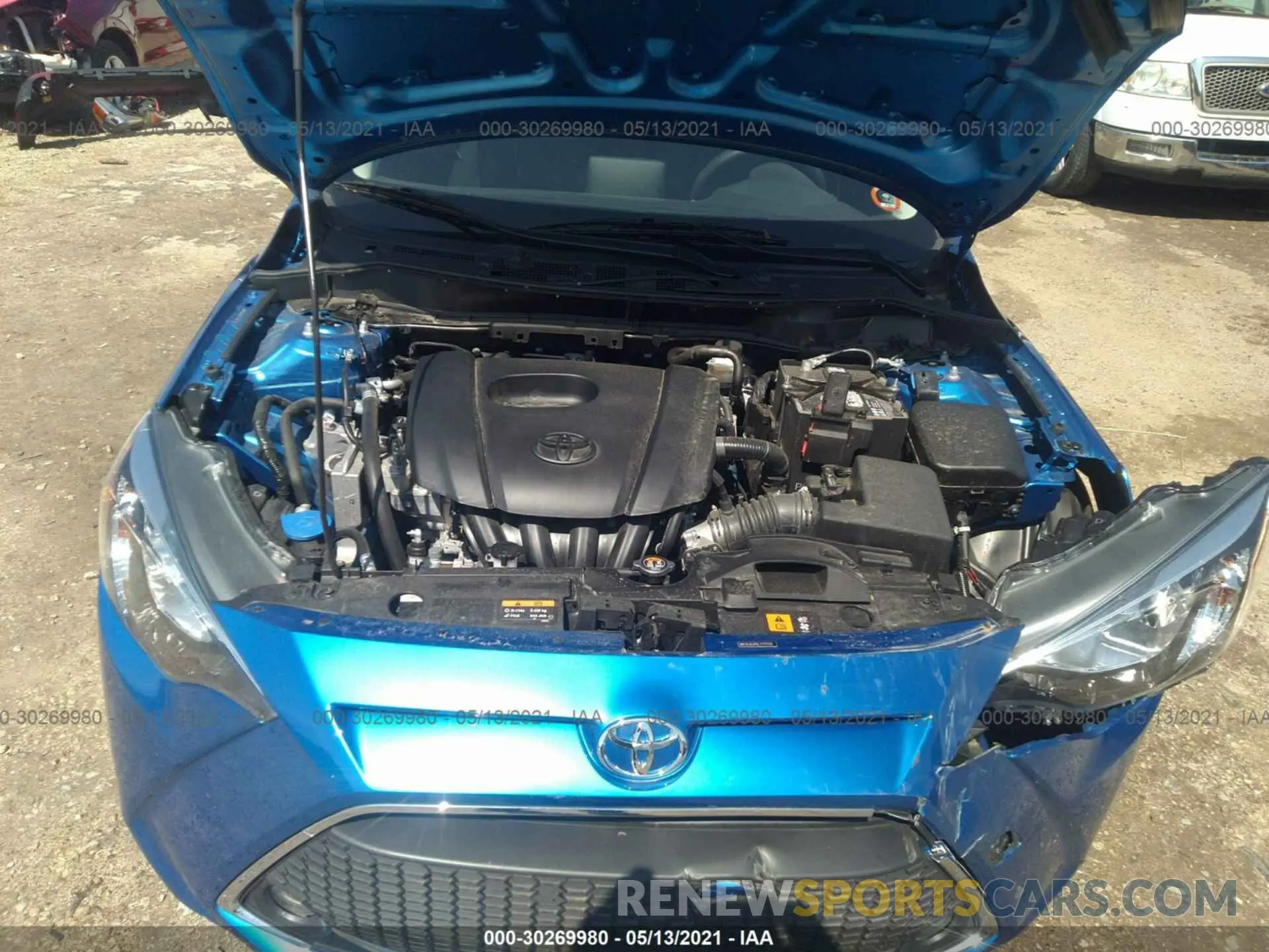 10 fotografías del automóvil dañado 3MYDLBJV6LY717013 TOYOTA YARIS HATCHBACK 2020