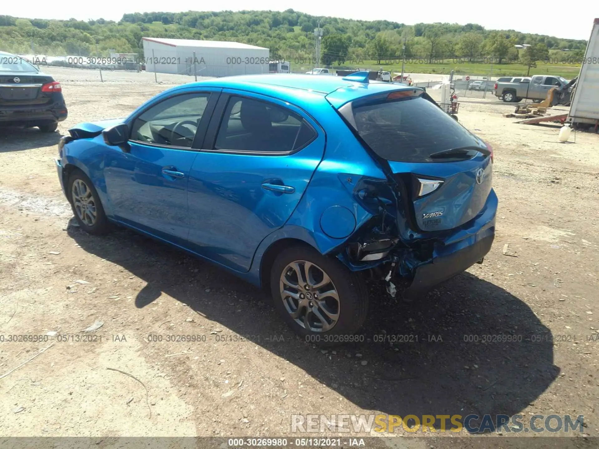 3 fotografías del automóvil dañado 3MYDLBJV6LY717013 TOYOTA YARIS HATCHBACK 2020