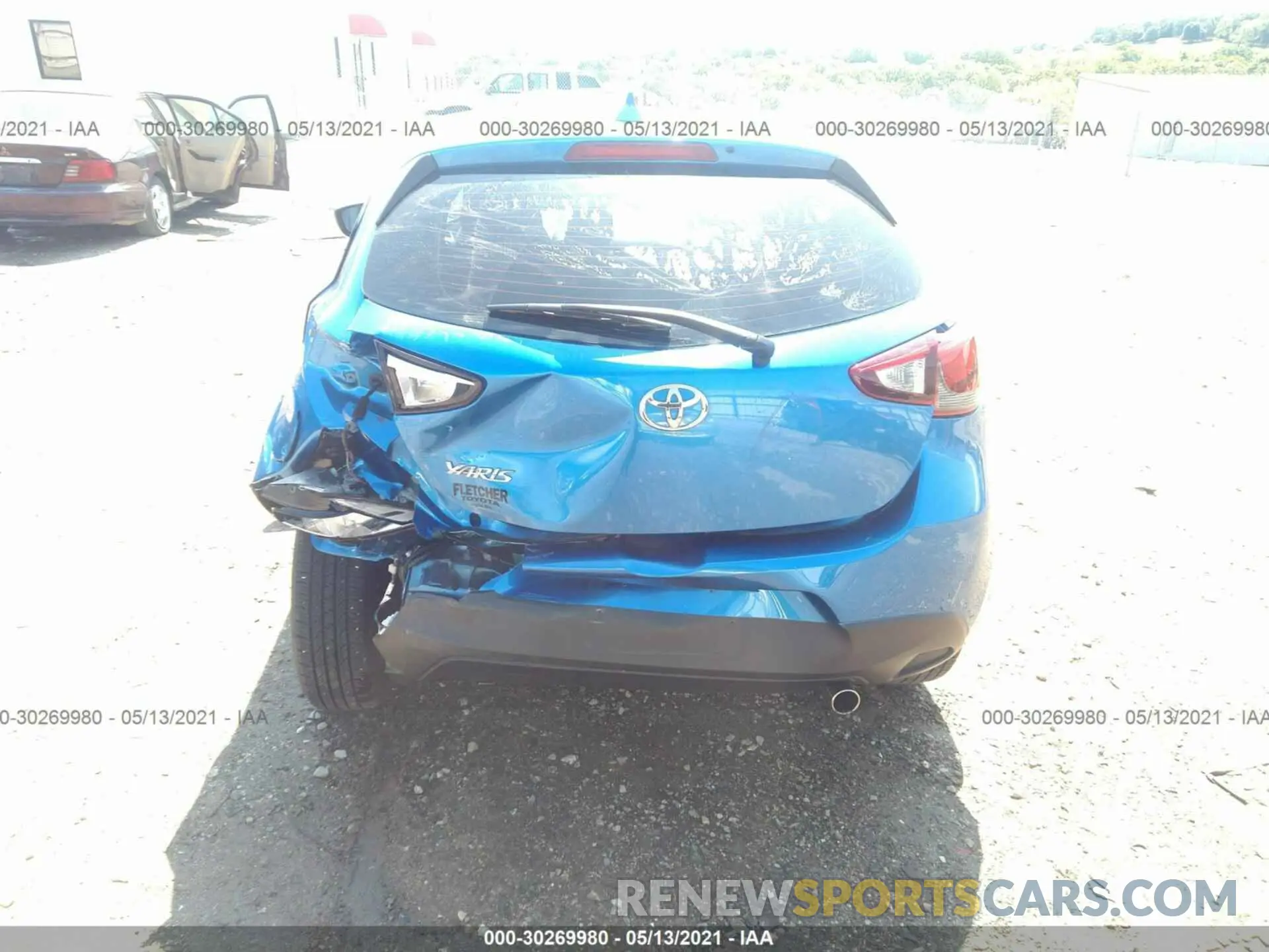 6 fotografías del automóvil dañado 3MYDLBJV6LY717013 TOYOTA YARIS HATCHBACK 2020