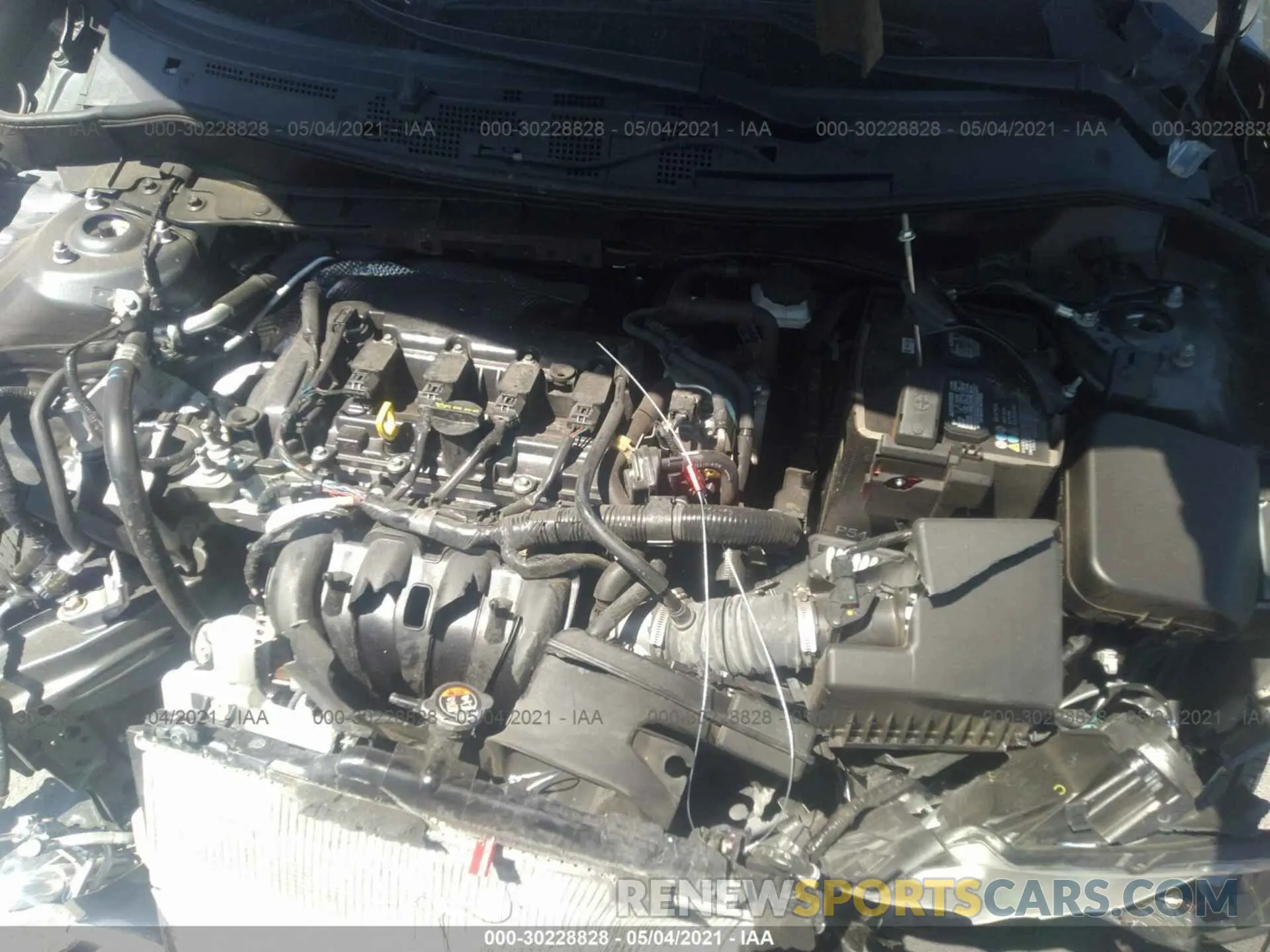 10 fotografías del automóvil dañado 3MYDLBYV1KY524062 TOYOTA YARIS SEDAN 2019