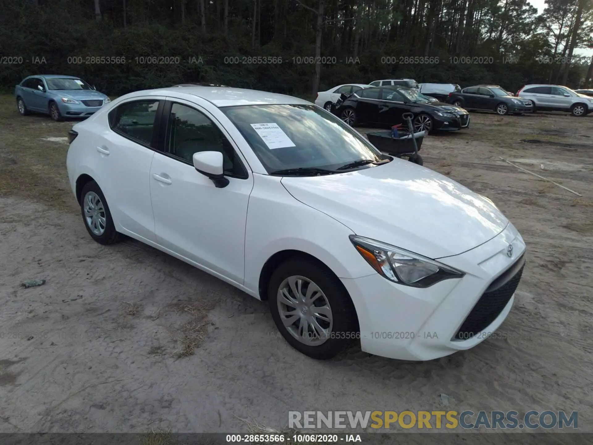 1 fotografías del automóvil dañado 3MYDLBYV5KY509581 TOYOTA YARIS SEDAN 2019