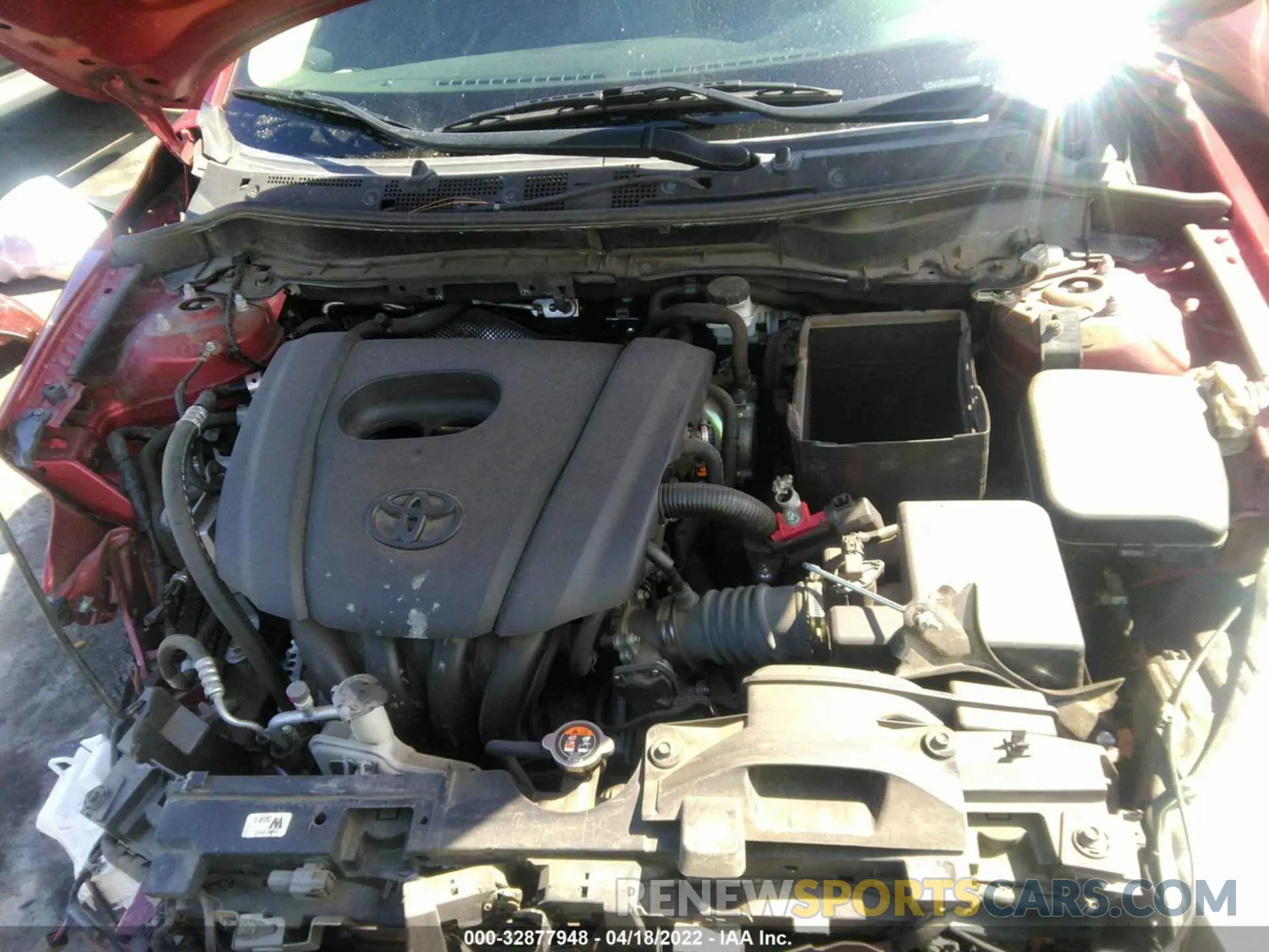 10 fotografías del automóvil dañado 3MYDLBYVXKY510497 TOYOTA YARIS SEDAN 2019