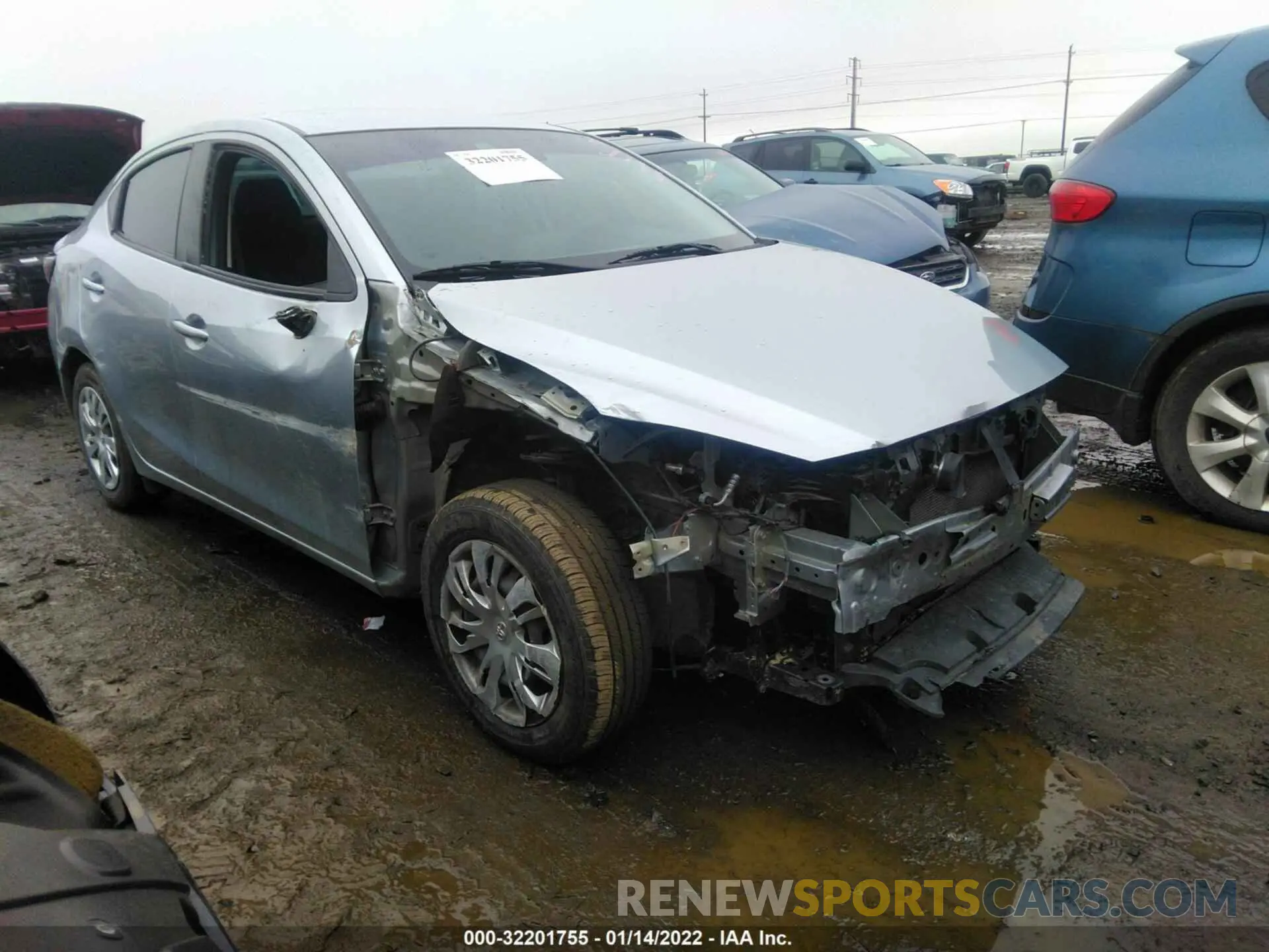 1 fotografías del automóvil dañado 3MYDLBYVXKY519636 TOYOTA YARIS SEDAN 2019