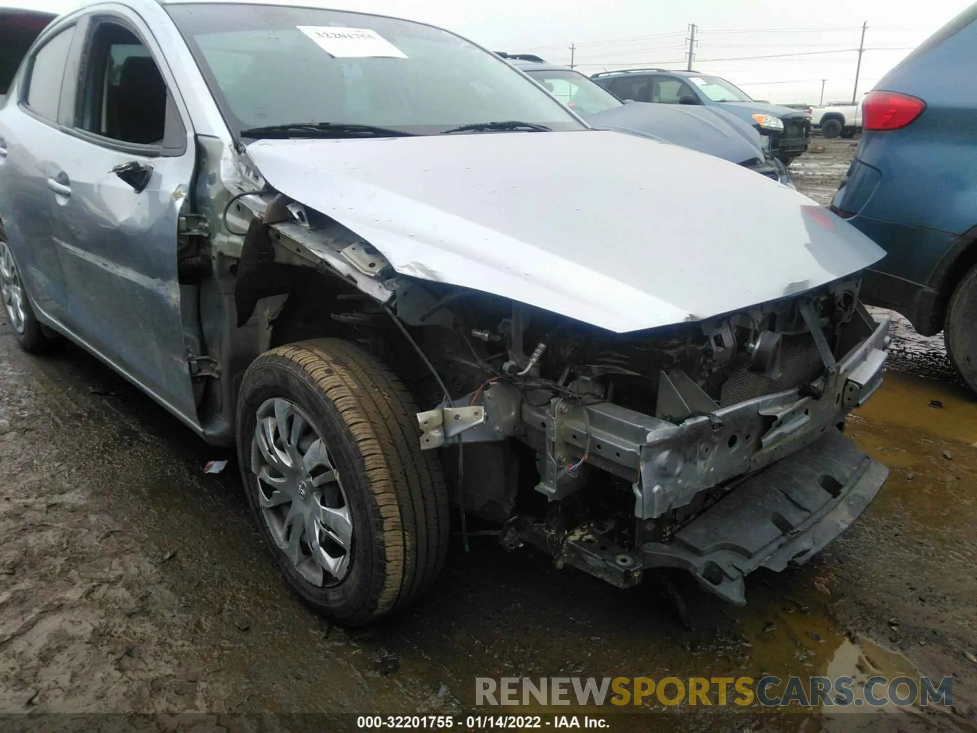 6 fotografías del automóvil dañado 3MYDLBYVXKY519636 TOYOTA YARIS SEDAN 2019