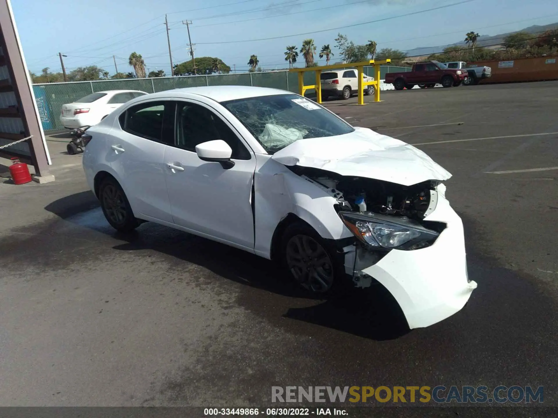 1 fotografías del automóvil dañado 3MYDLBYV2LY712882 TOYOTA YARIS SEDAN 2020
