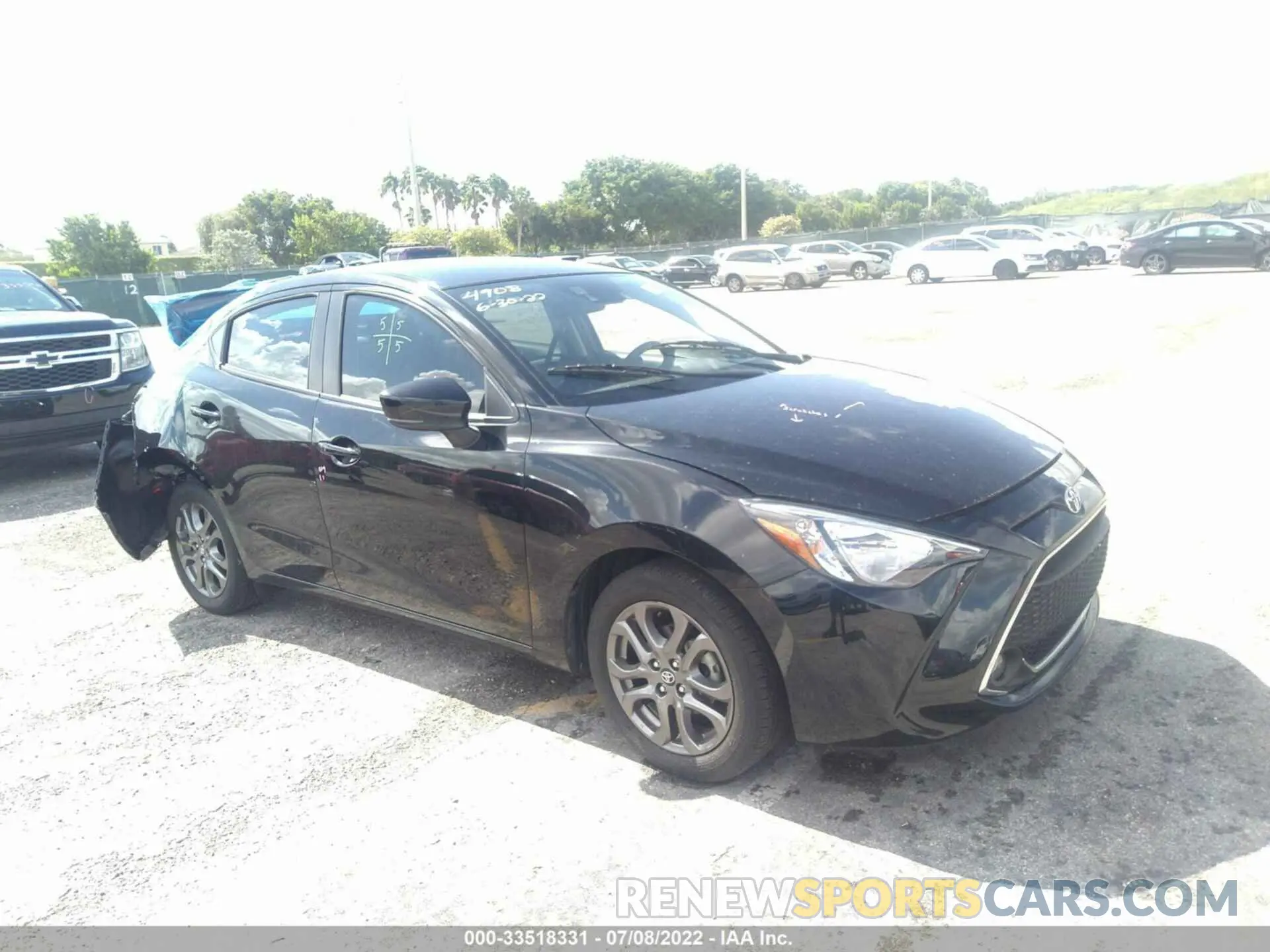 1 fotografías del automóvil dañado 3MYDLBYV4LY714908 TOYOTA YARIS SEDAN 2020