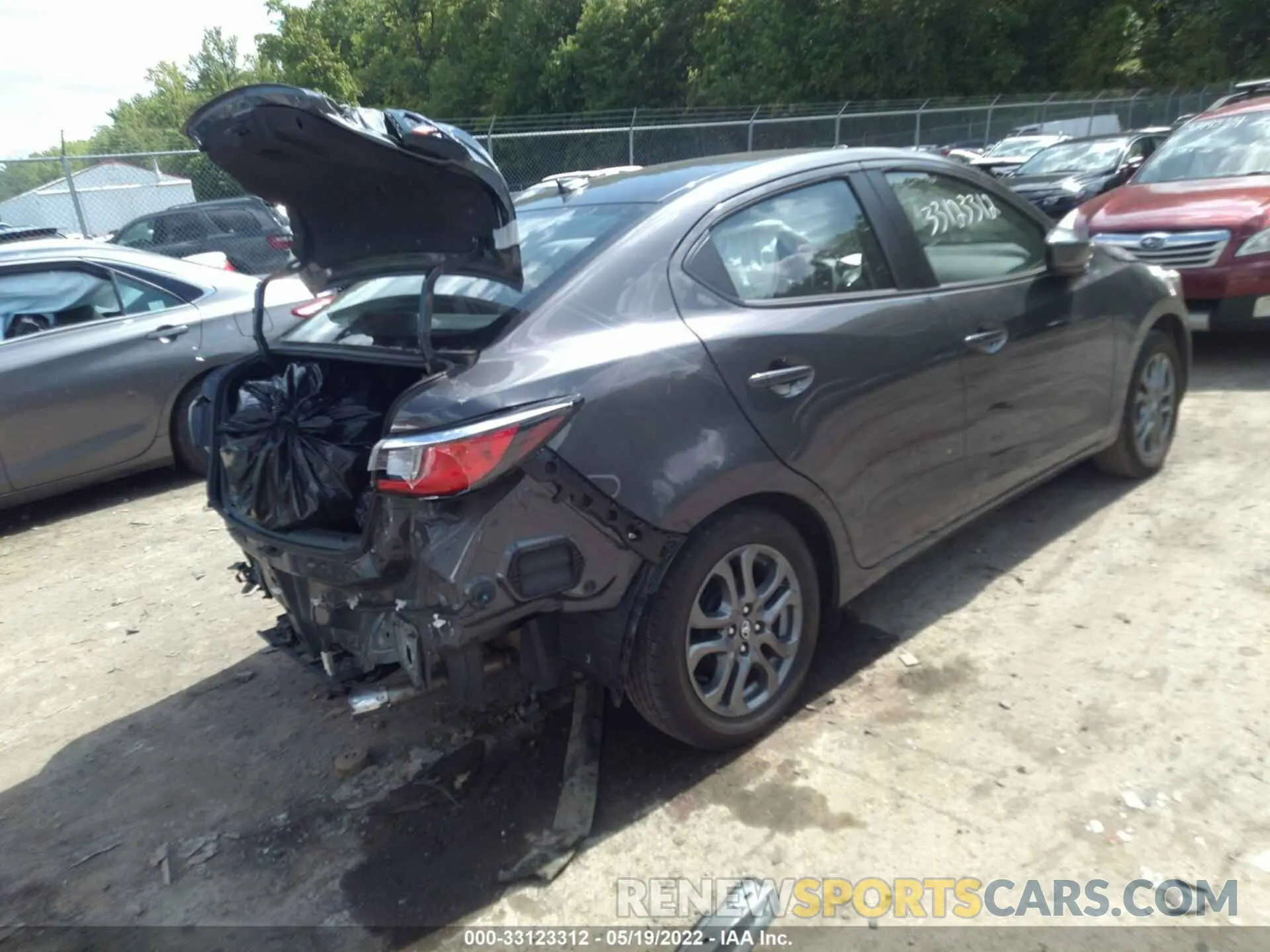 4 fotografías del automóvil dañado 3MYDLBYV5LY715484 TOYOTA YARIS SEDAN 2020