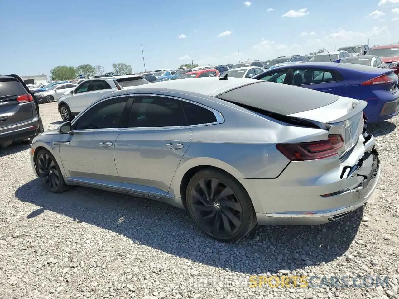 2 fotografías del automóvil dañado WVWFR7AN9KE029425 VOLKSWAGEN ARTEON 2019