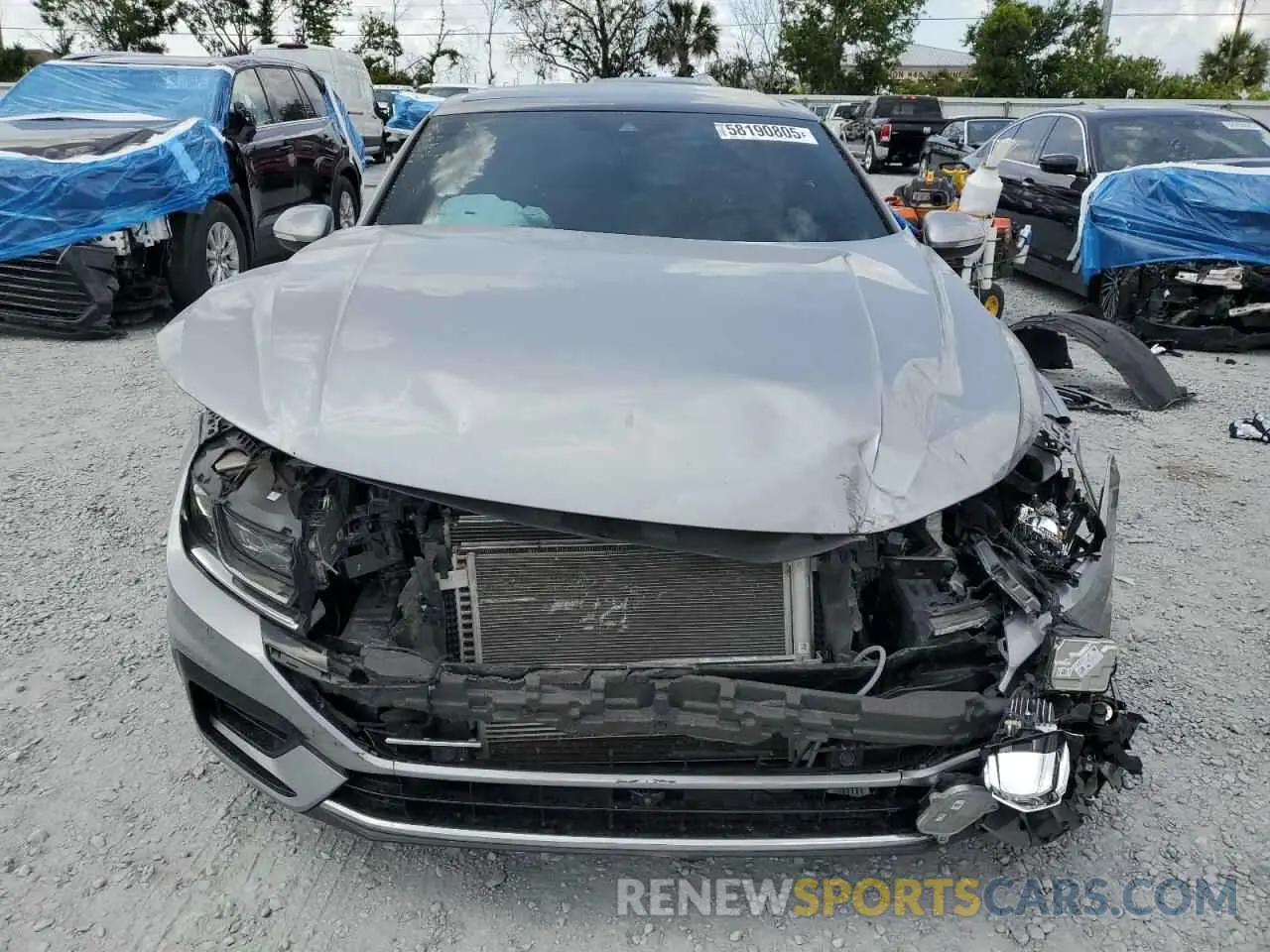 5 fotografías del automóvil dañado WVWTR7AN9KE000753 VOLKSWAGEN ARTEON 2019