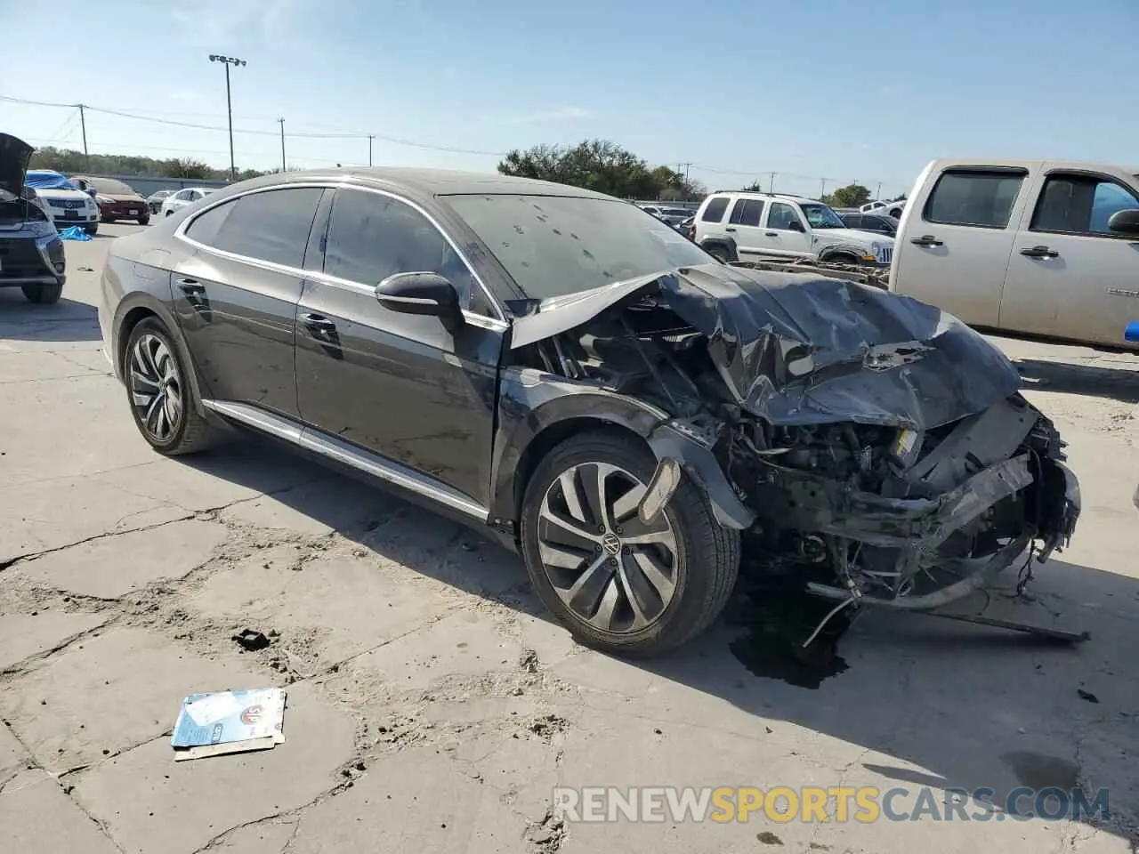 4 fotografías del automóvil dañado WVWHR7AN8ME013101 VOLKSWAGEN ARTEON 2021