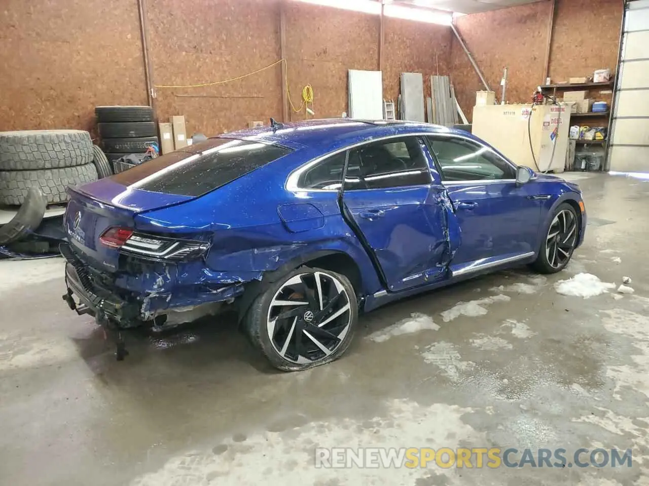 3 fotografías del automóvil dañado WVWTR7AN7ME006389 VOLKSWAGEN ARTEON 2021