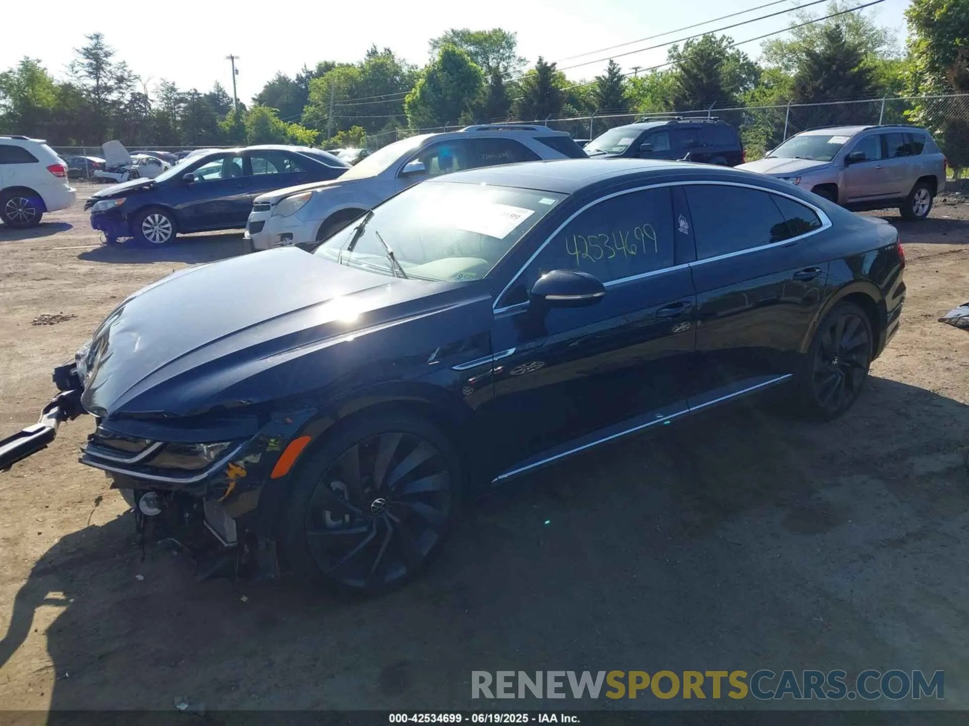 2 fotografías del automóvil dañado WVWAR7AN2PE013455 VOLKSWAGEN ARTEON 2023