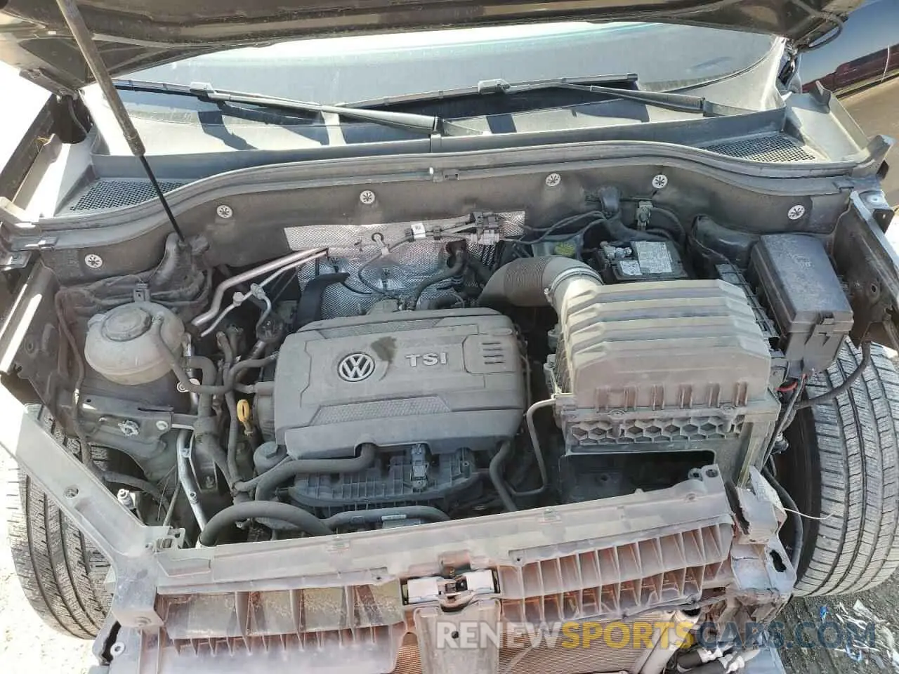 12 fotografías del automóvil dañado 1V2AP2CA9KC606672 VOLKSWAGEN ATLAS 2019