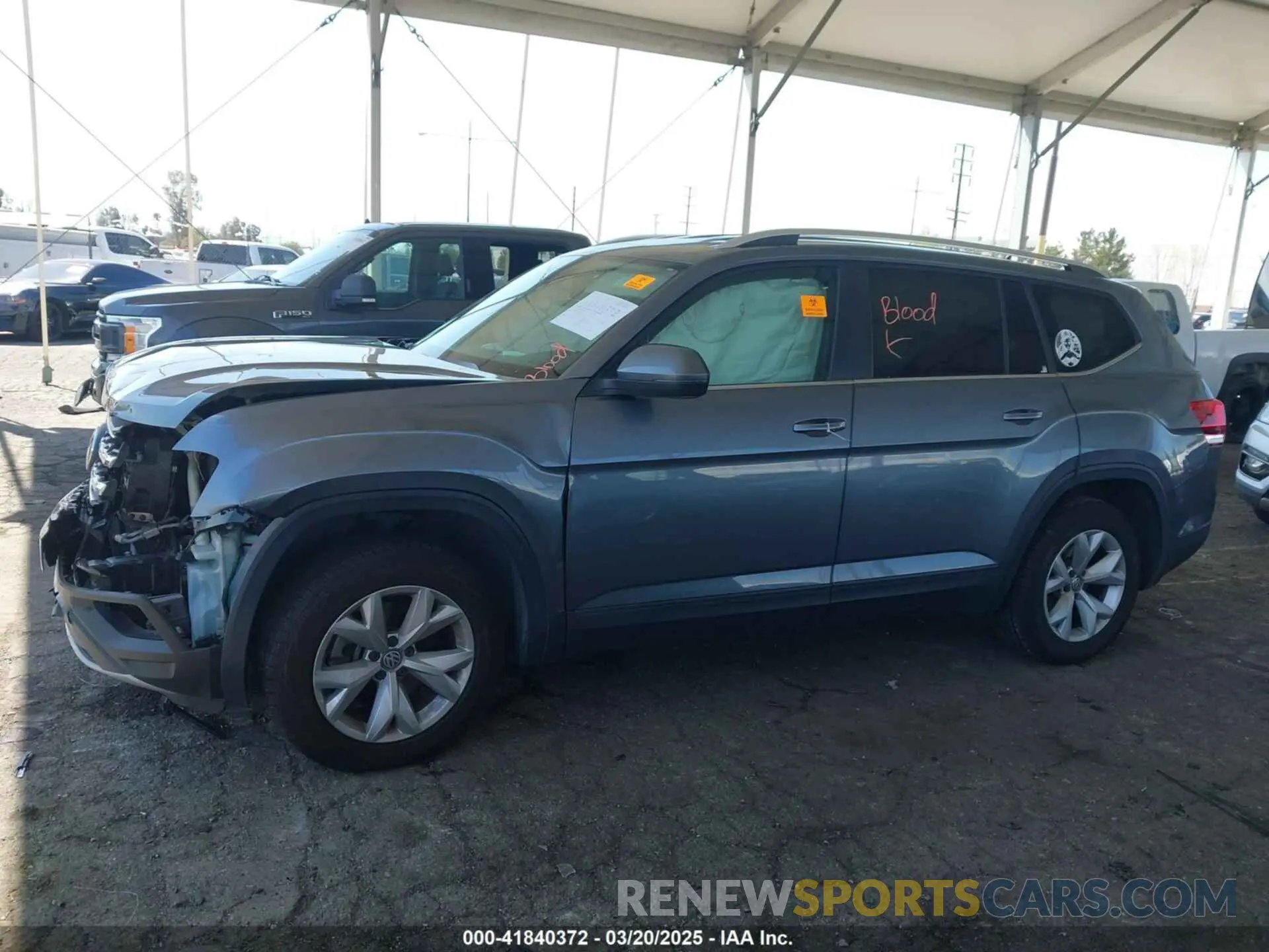13 fotografías del automóvil dañado 1V2DR2CA2KC547116 VOLKSWAGEN ATLAS 2019